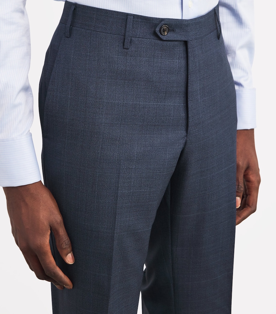 Virgin Wool 2-Piece Suit 001 NAVY BLUE Image 4