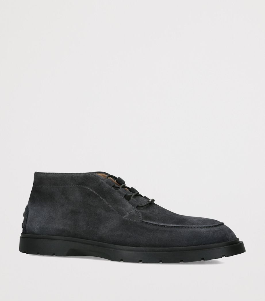 Tod's Suede Ankle Boots Black Image 2