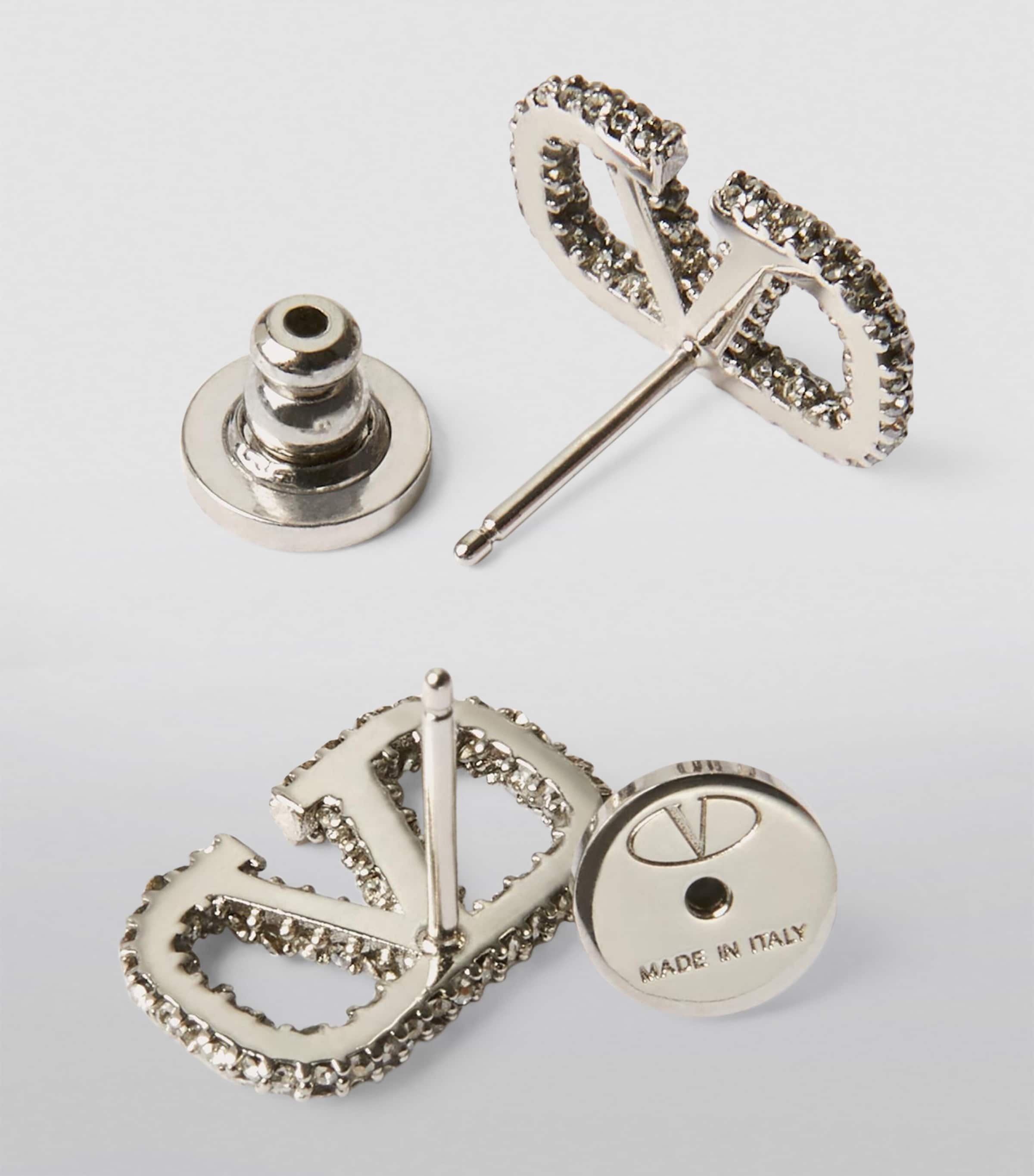 ピアス VALENTINO GARAVANI VLOGO SIGNATURE STRASS EARRINGS Valentino Garavani VLogo Signature Strass Earrings | Neiman