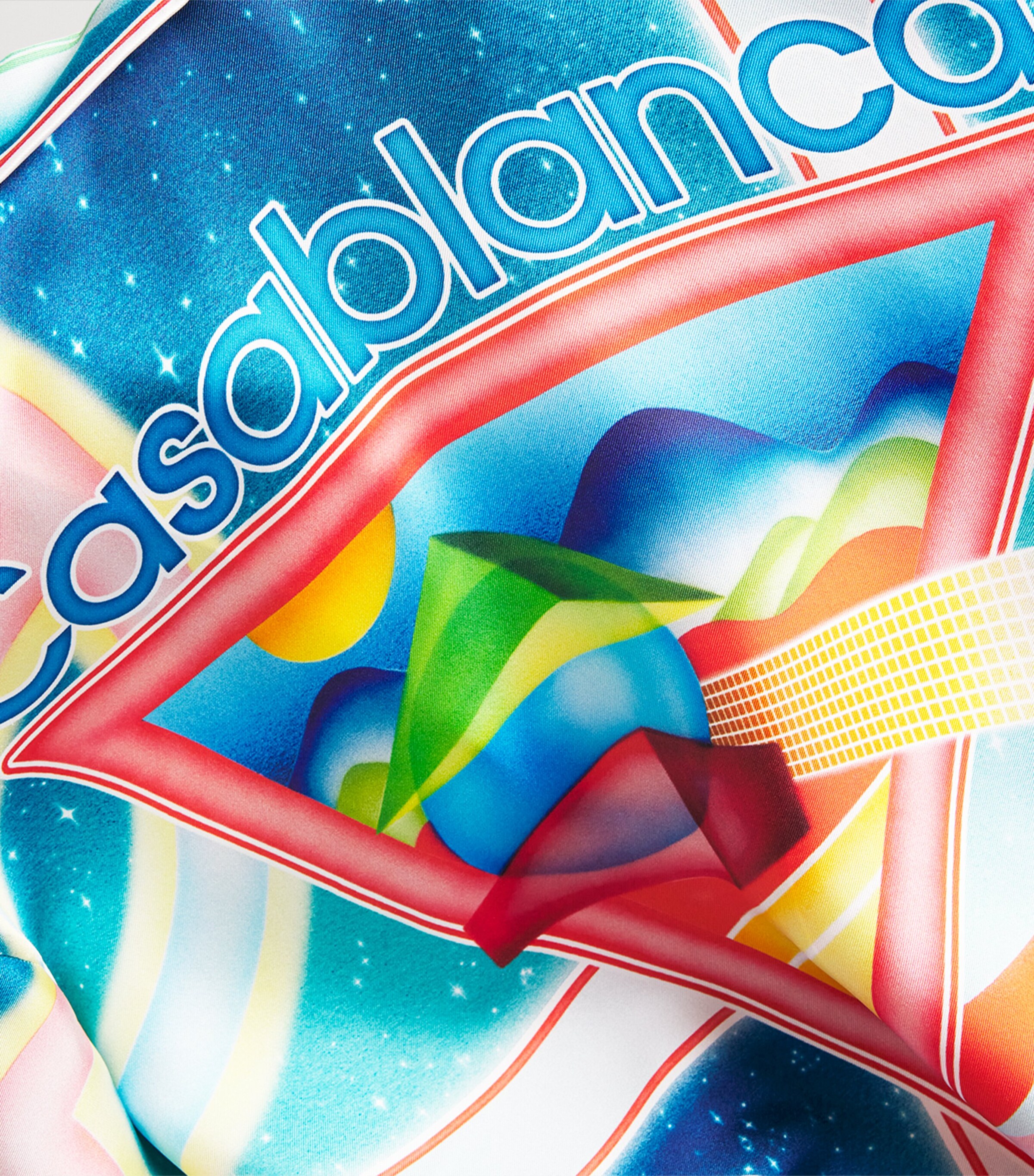 Silk Galaxy Court Print Short-Sleeve Shirt GALAXY COURT Image 5