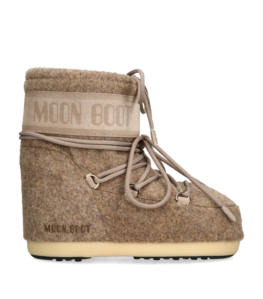 Felt Icon Low Ankle Boots BEIGE Image 1