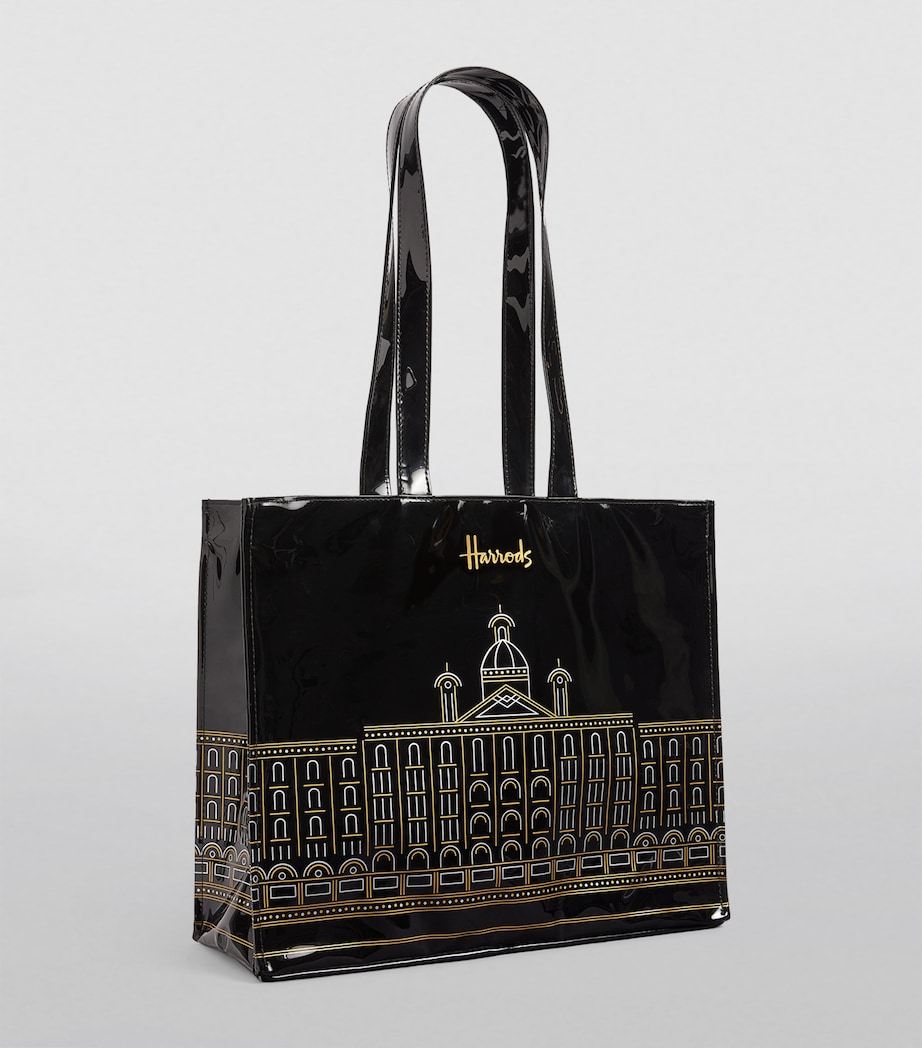 Harrods Harrods Outline Tote Bag Black Image 3