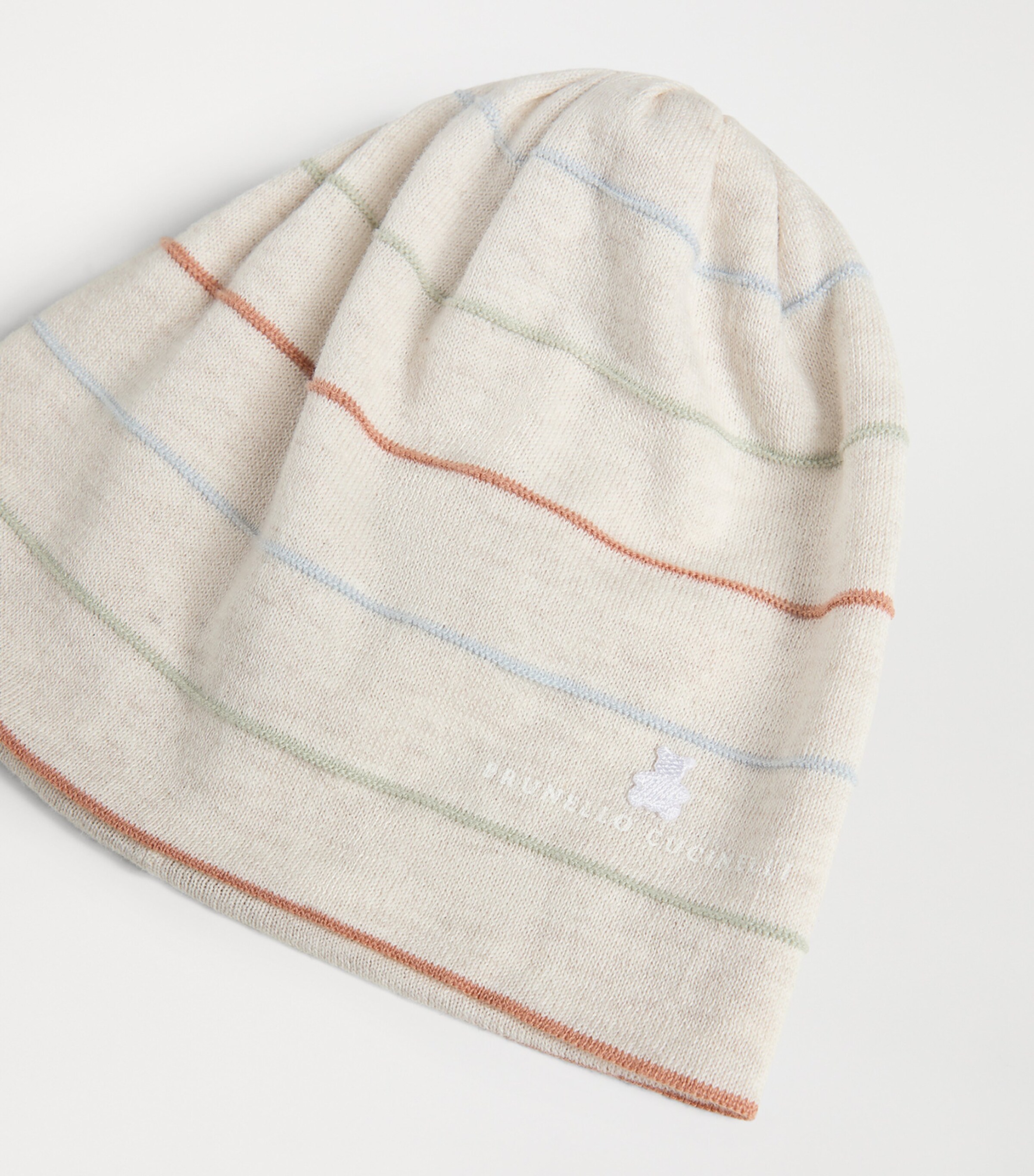 Brunello Cucinelli Kids Stripe Cotton Hat Image 3