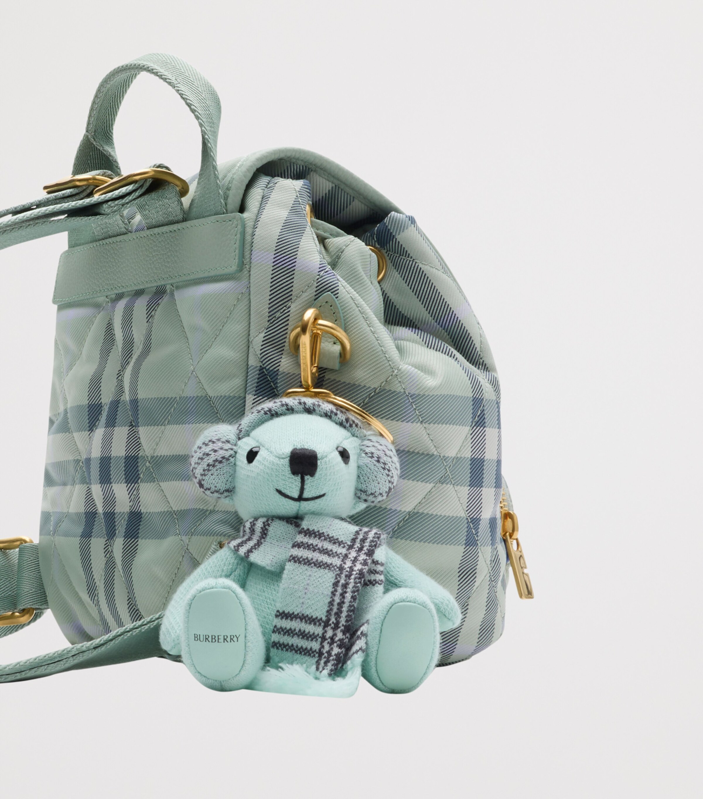 Wool-Cashmere Thomas Bear Charm SEAFOAM GREEN Image 3