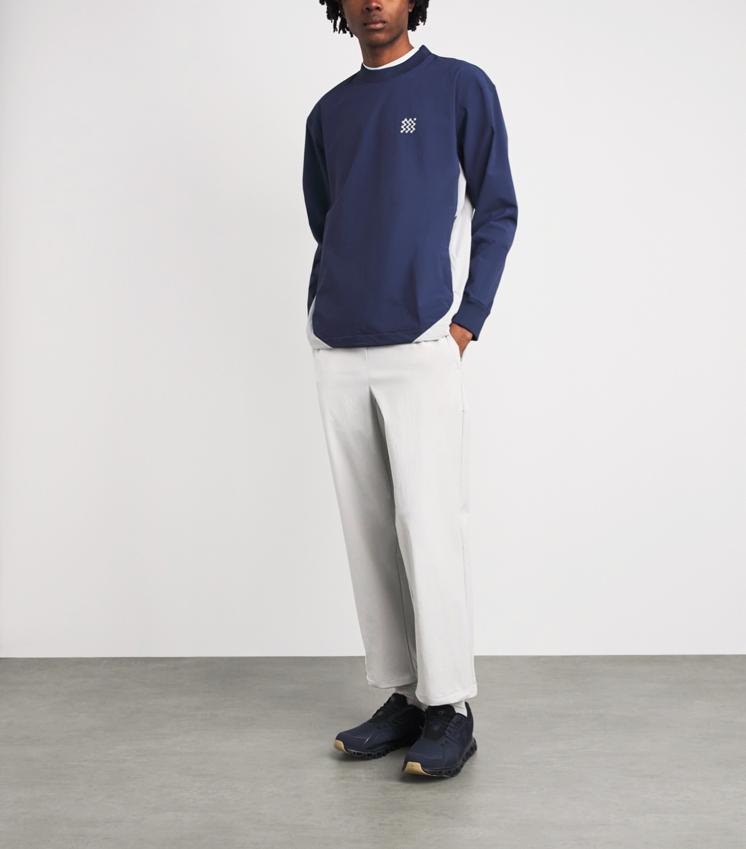 Manors Mens Club Straight Trousers Vapour Grey Image 2