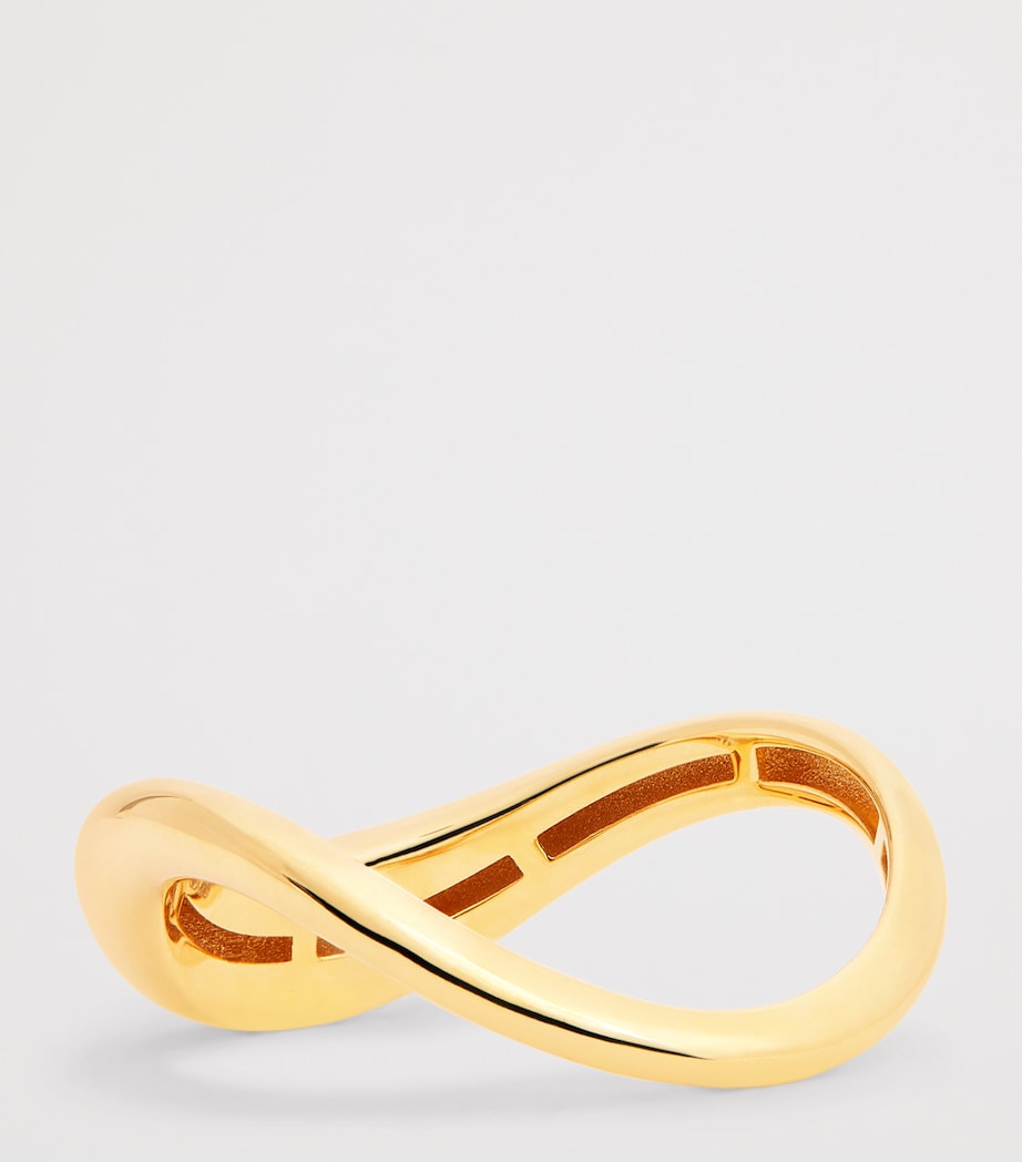 Yellow Gold Boa Stackable Stone Ring YELLOW GOLD Image 5