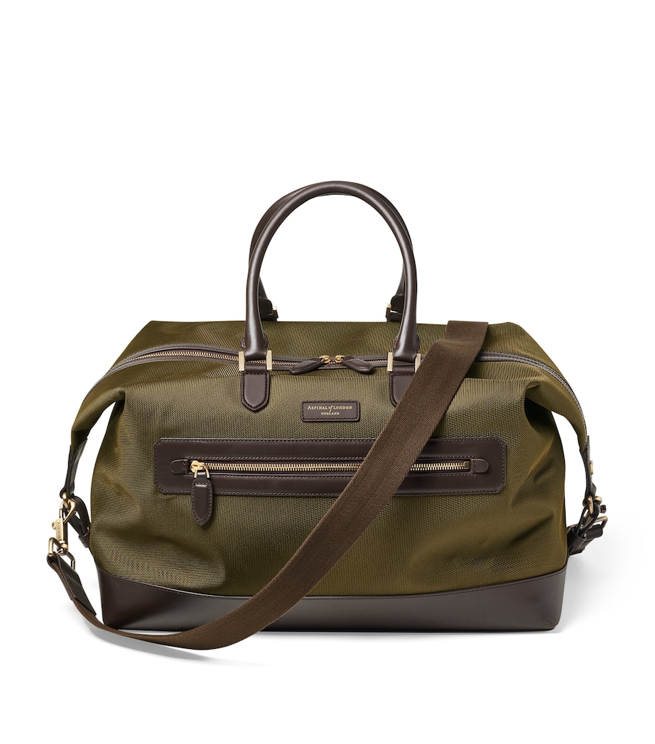 Nylon Weekend Bag KHAKI Image 1