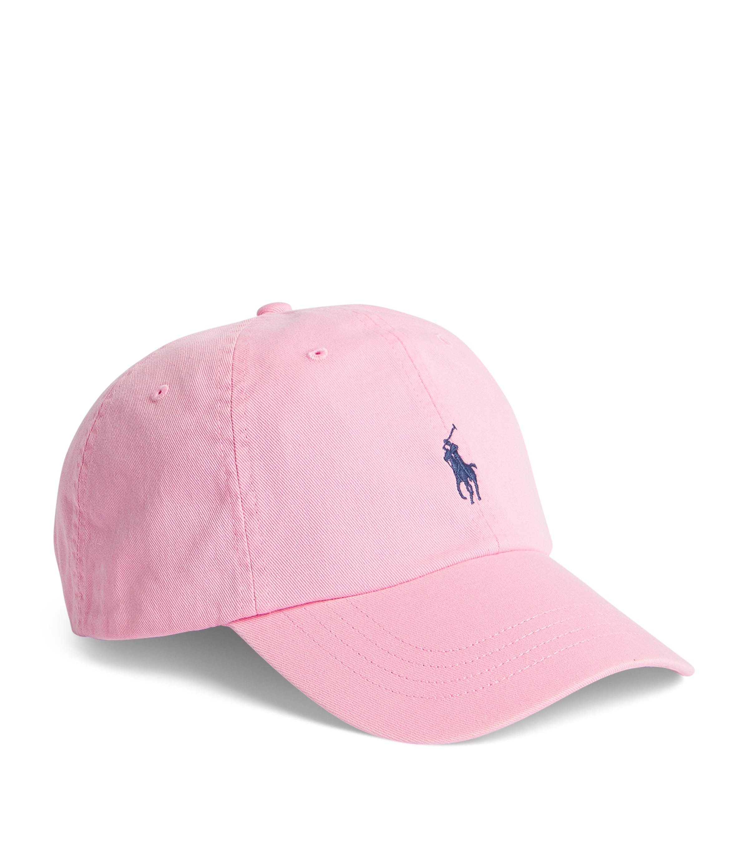Polo Pony Baseball Cap CARMEL PNK/JEWEL BLU Image 3