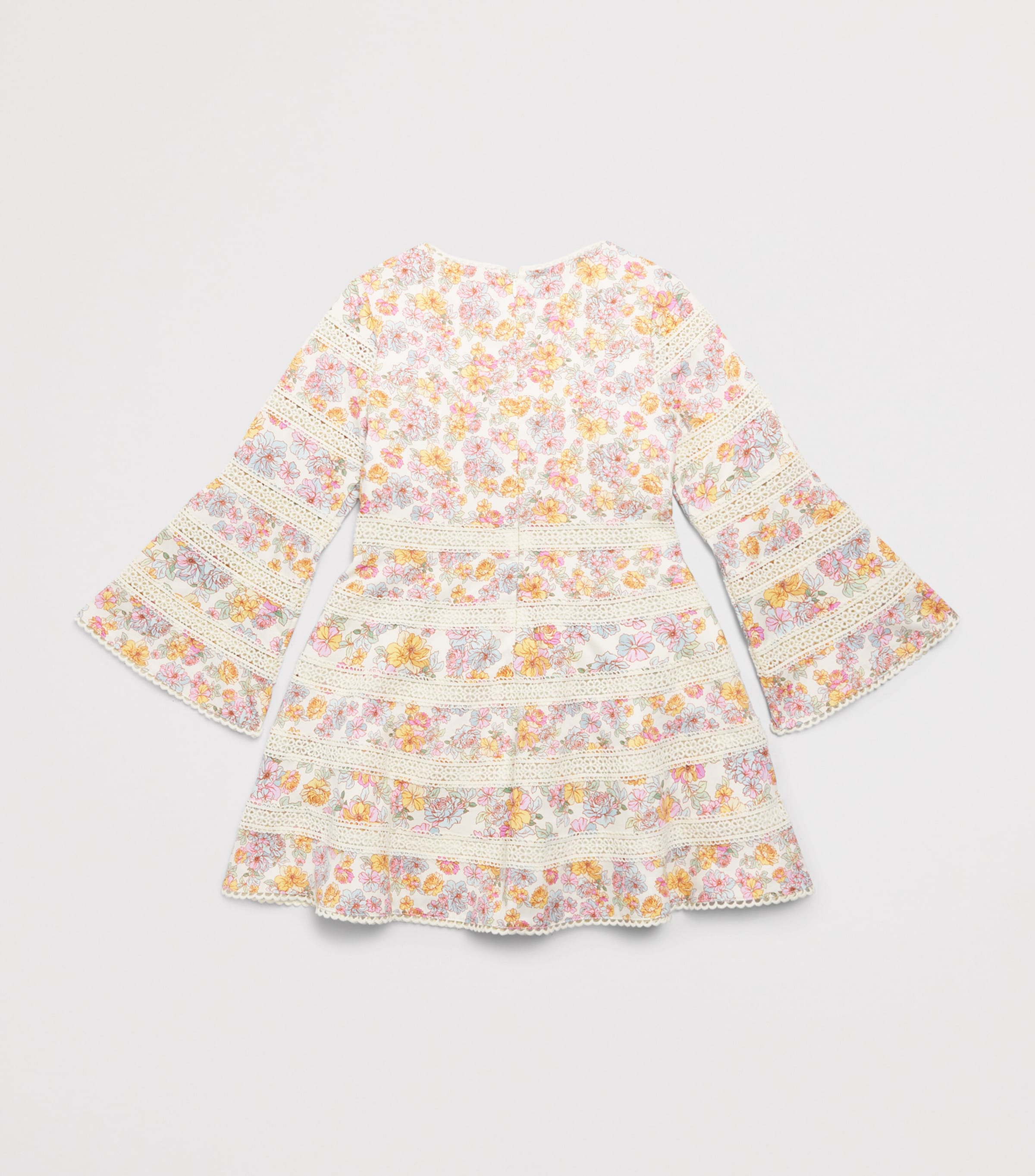 MARLO Cotton Floral Posie Dress (3-14 Years) Floral Image 2