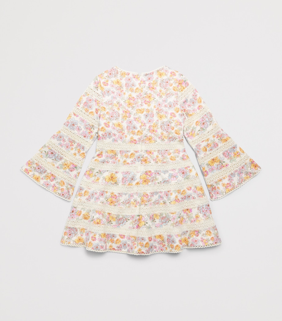 MARLO Cotton Floral Posie Dress (3-14 Years) Floral Image 2