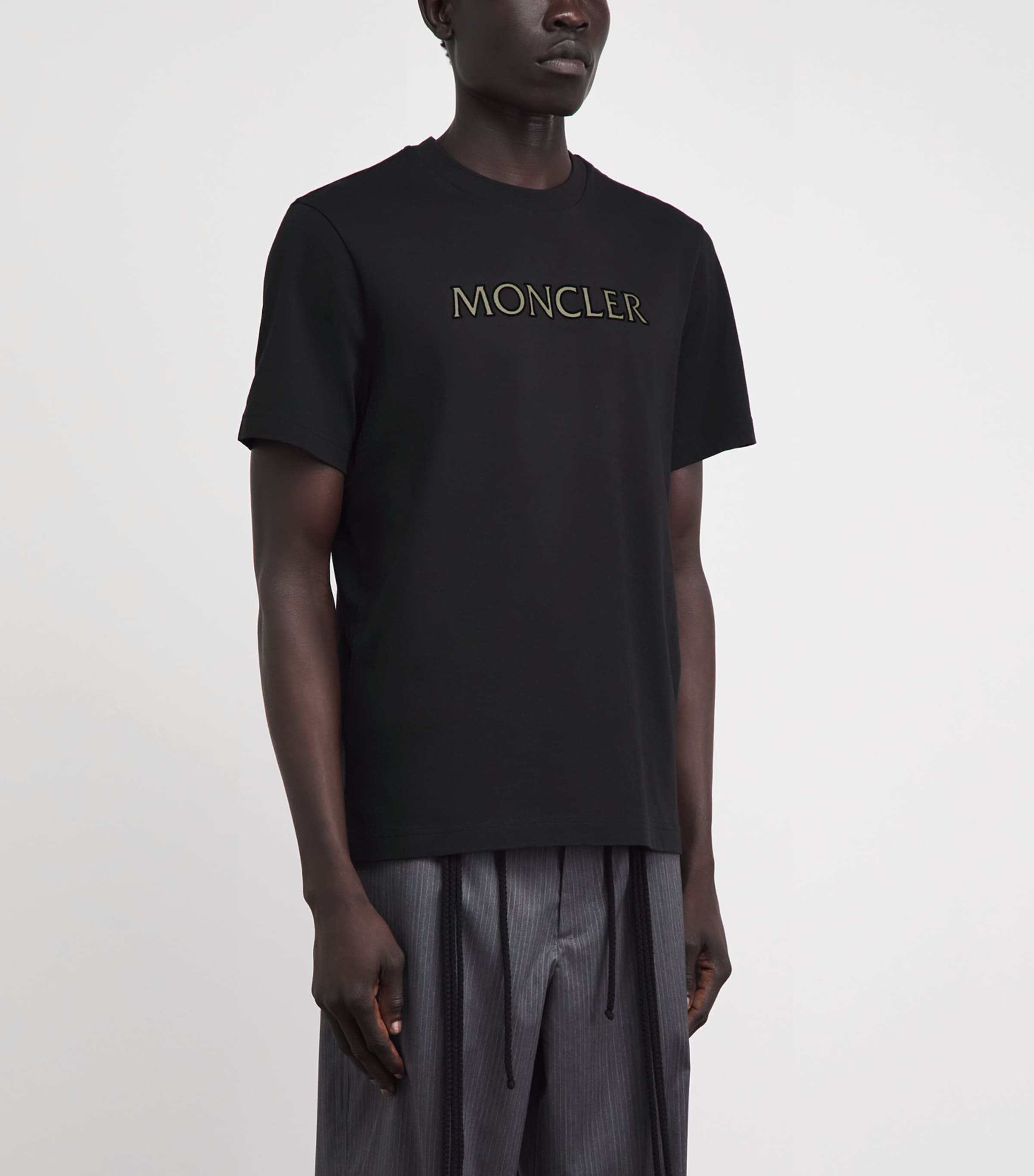Moncler Mens Cotton Logo T-Shirt Image 4