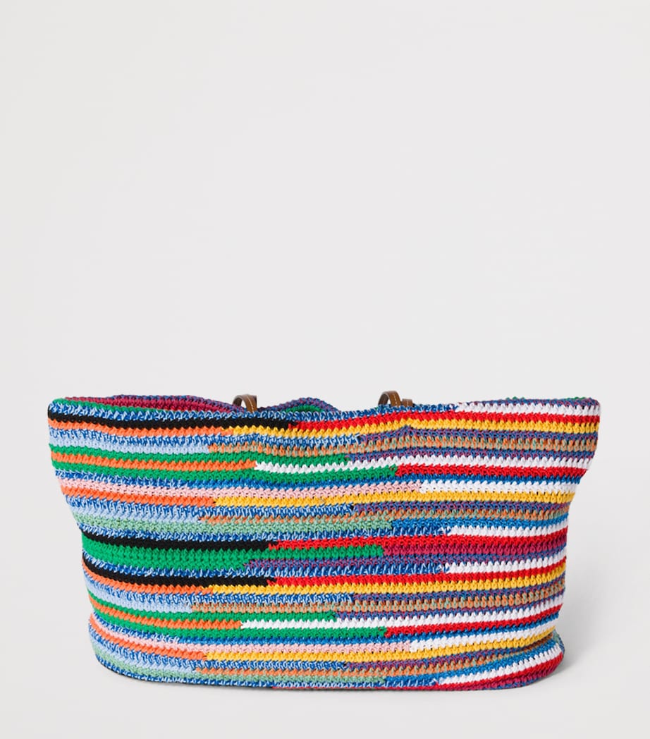 Miu Miu Crochet Logo Tote Bag Image 4