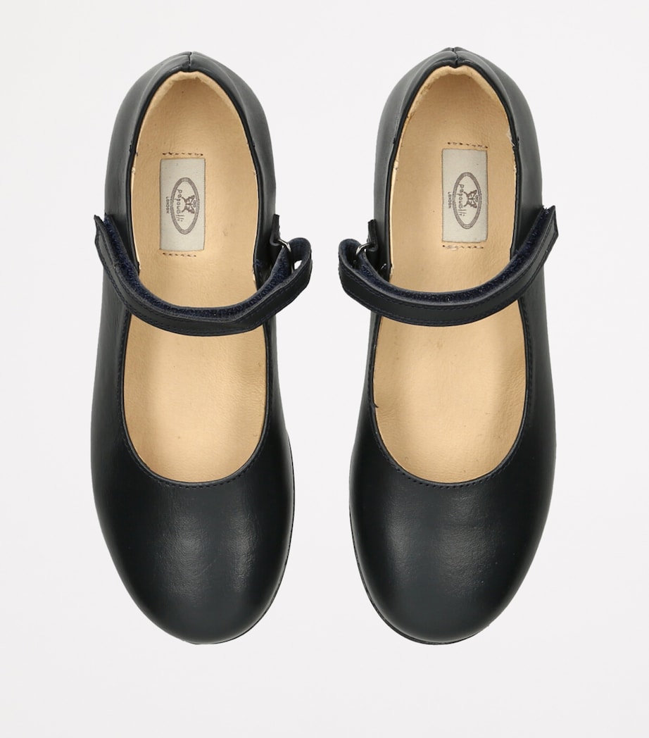 Leather Maddie Mary Janes NAVY Image 4