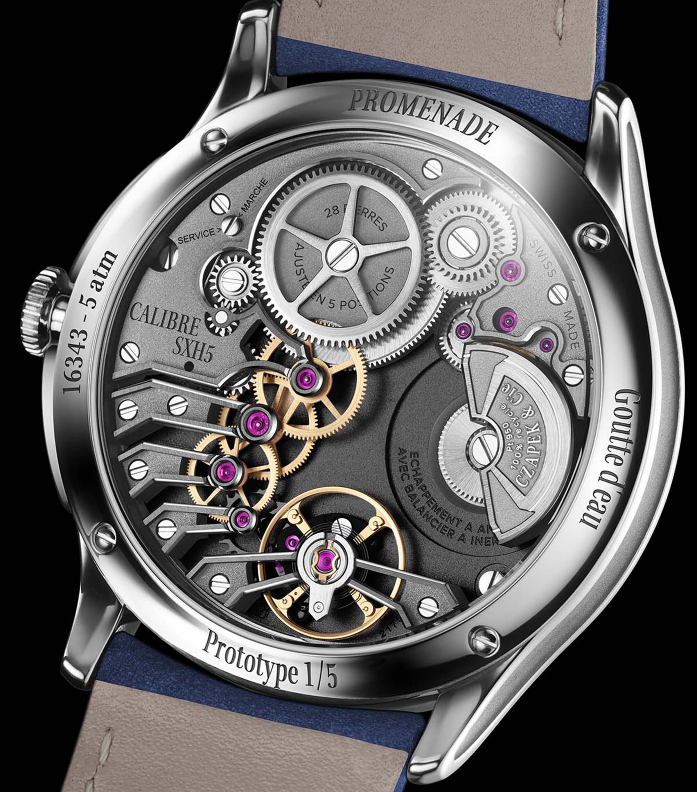 Stainless Steel Promenade Watch 38mm BLUE Image 3