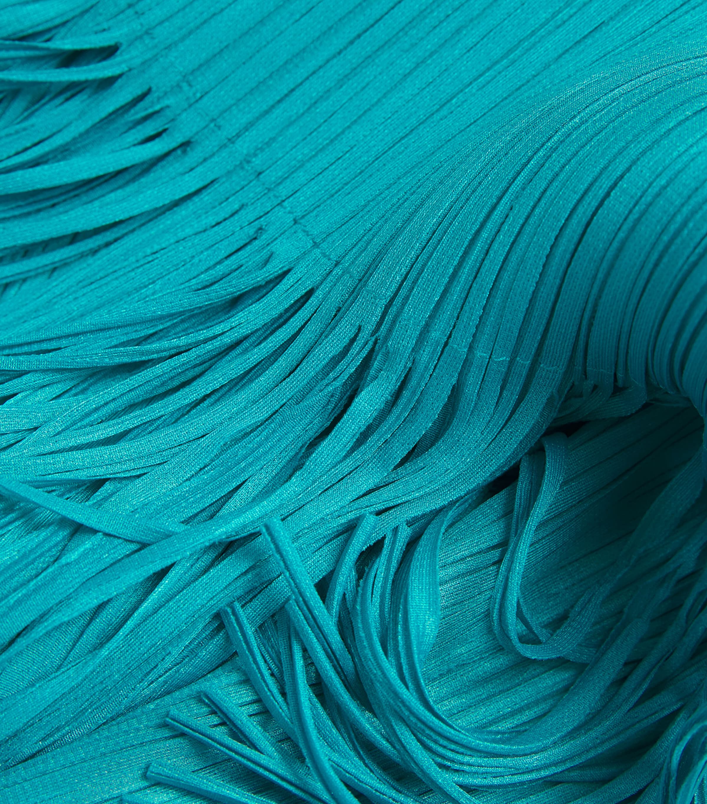 Wave Long-Sleeve Top TURQUOISE BLUE Image 5