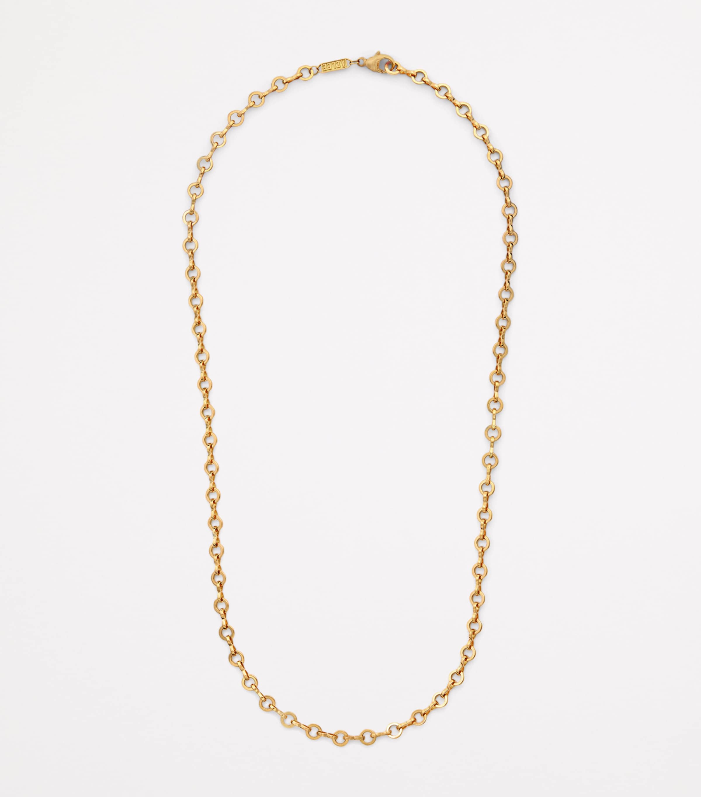 Medium Yellow Gold Circle-Link Chain Necklace YELLOW GOLD Image 3