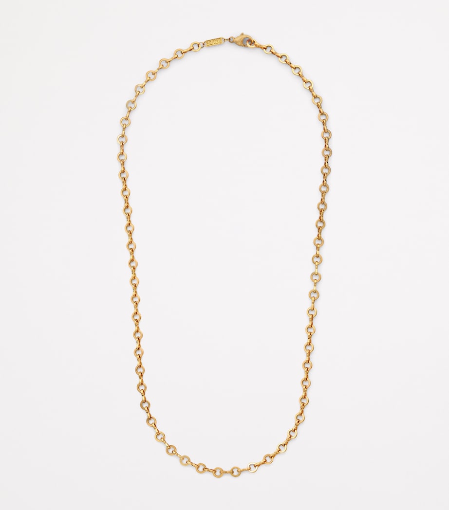 Medium Yellow Gold Circle-Link Chain Necklace YELLOW GOLD Image 3