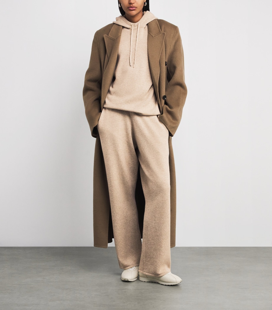 Cashmere Wide-Leg Sweatpants DARK MEDIUM DYED Image 2