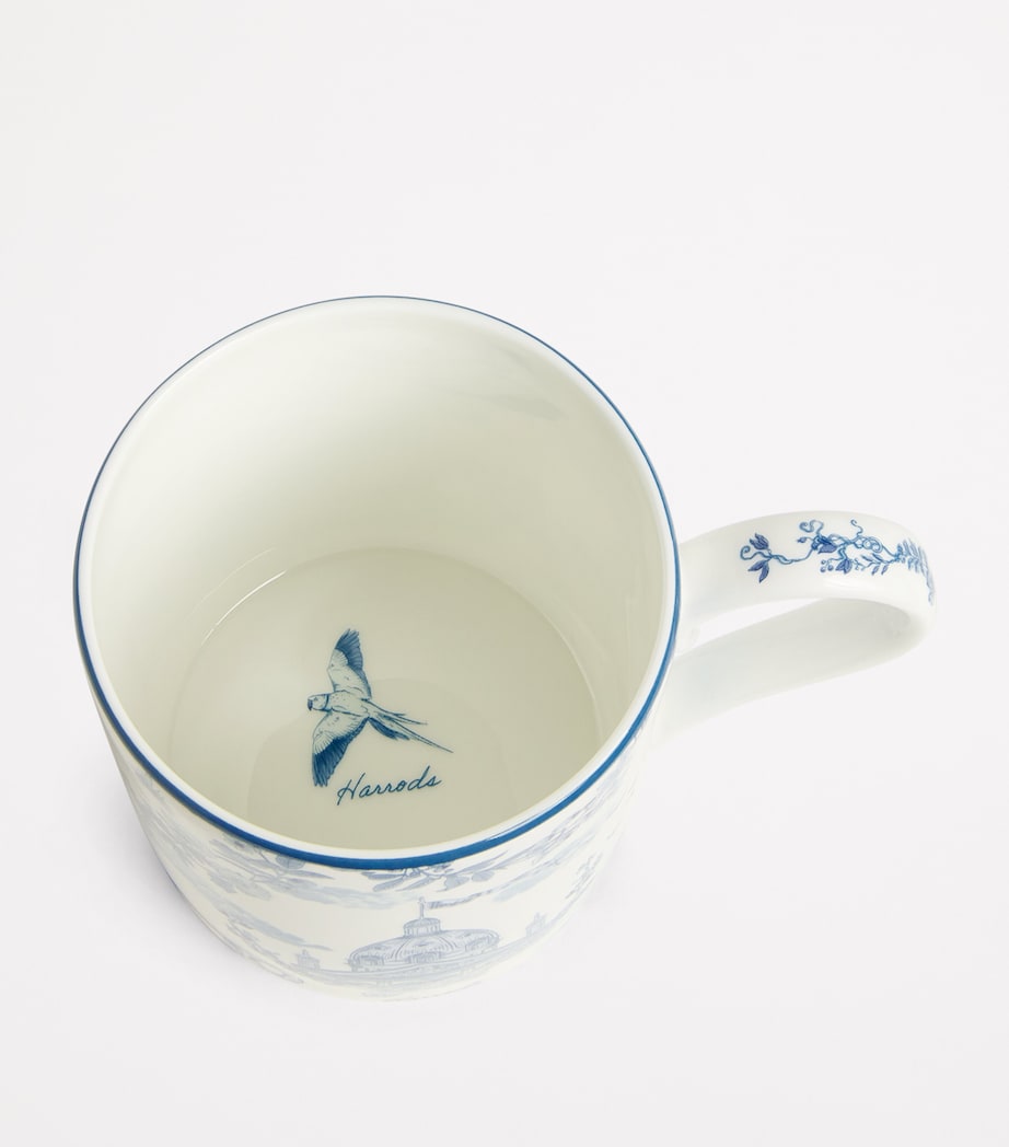 Bone China Toile Mug BLUE Image 3