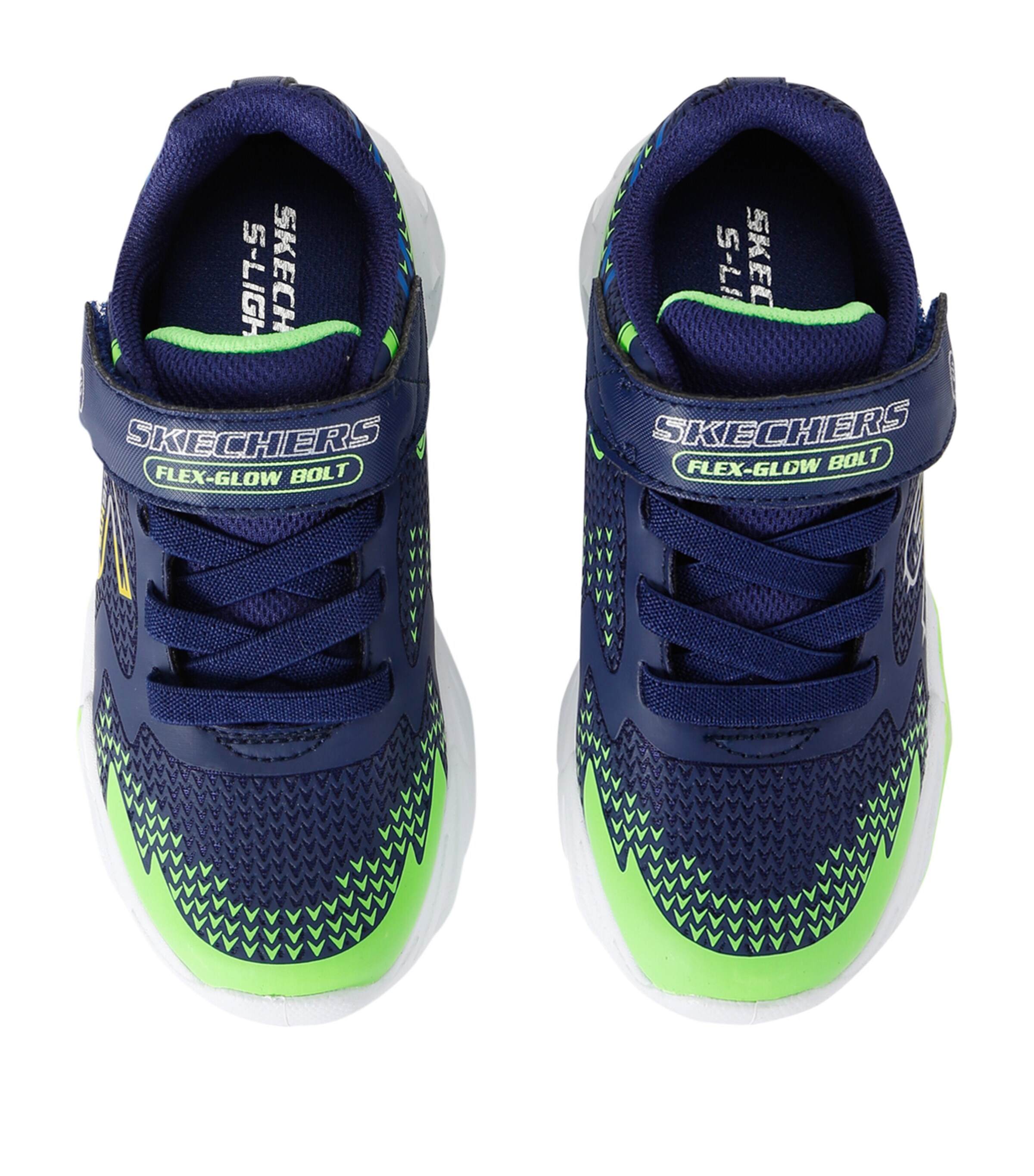 Skechers S Lights: Flex-Glow Bolt Trainers Blue Other Image 4