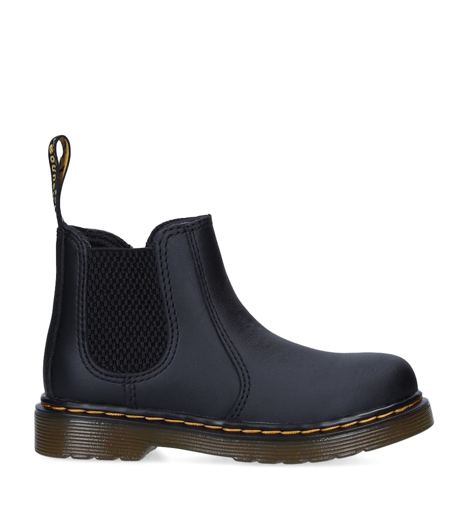 Leather 2976 Chelsea Boots BLACK Image 3
