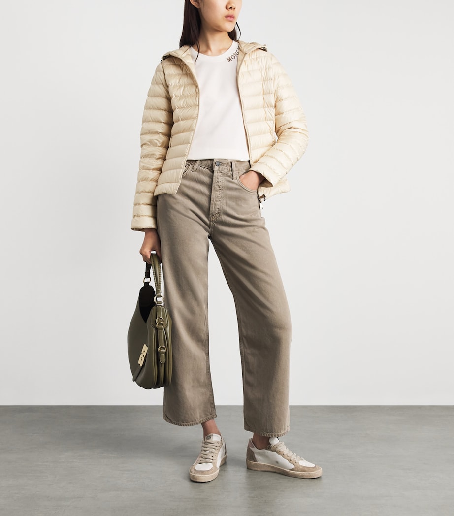 Moncler Womens Down Quilted Igelhood Jacket Image 2