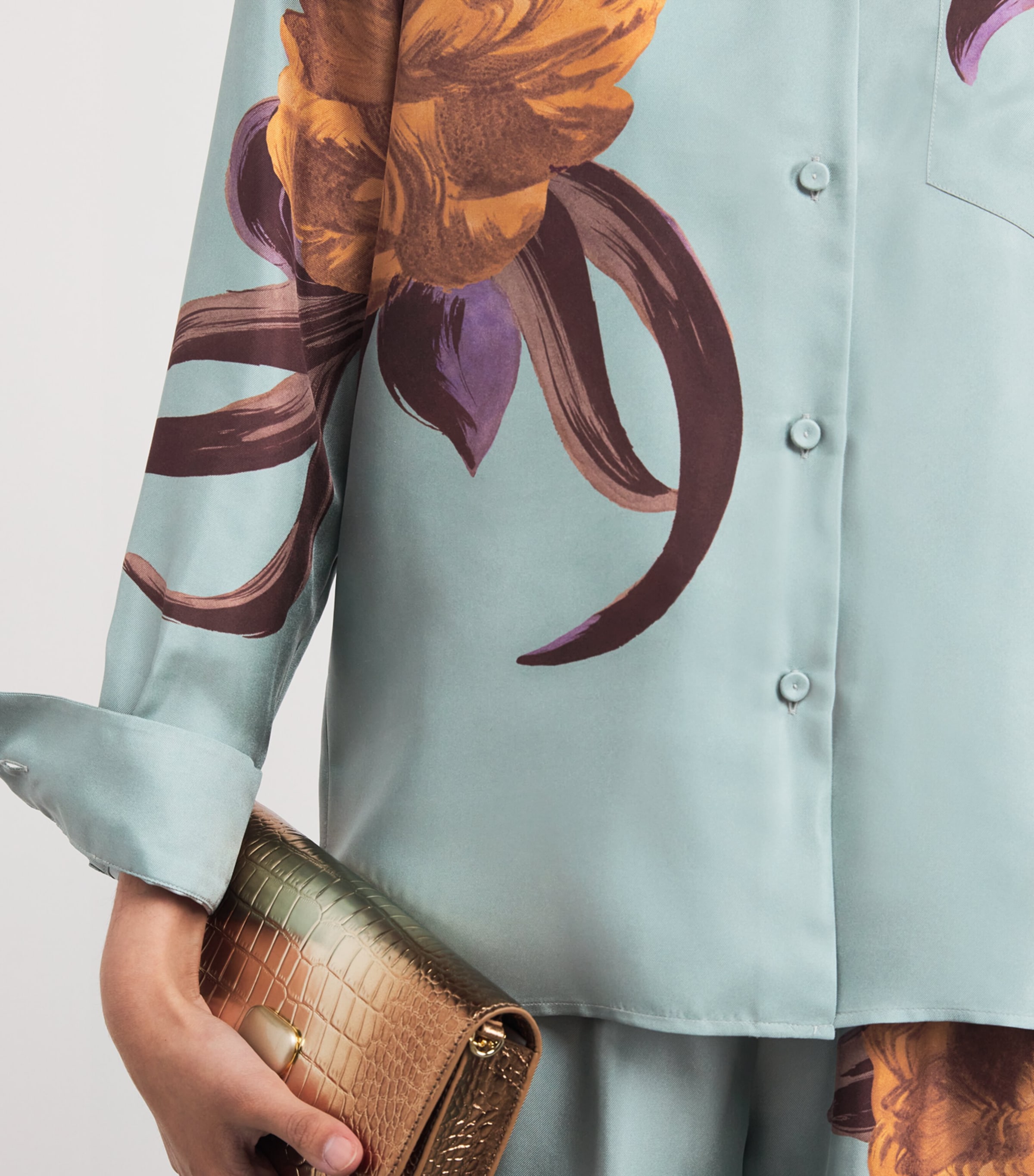 Silk Peony Placée Shirt BU01PEONY PLACEE Image 6