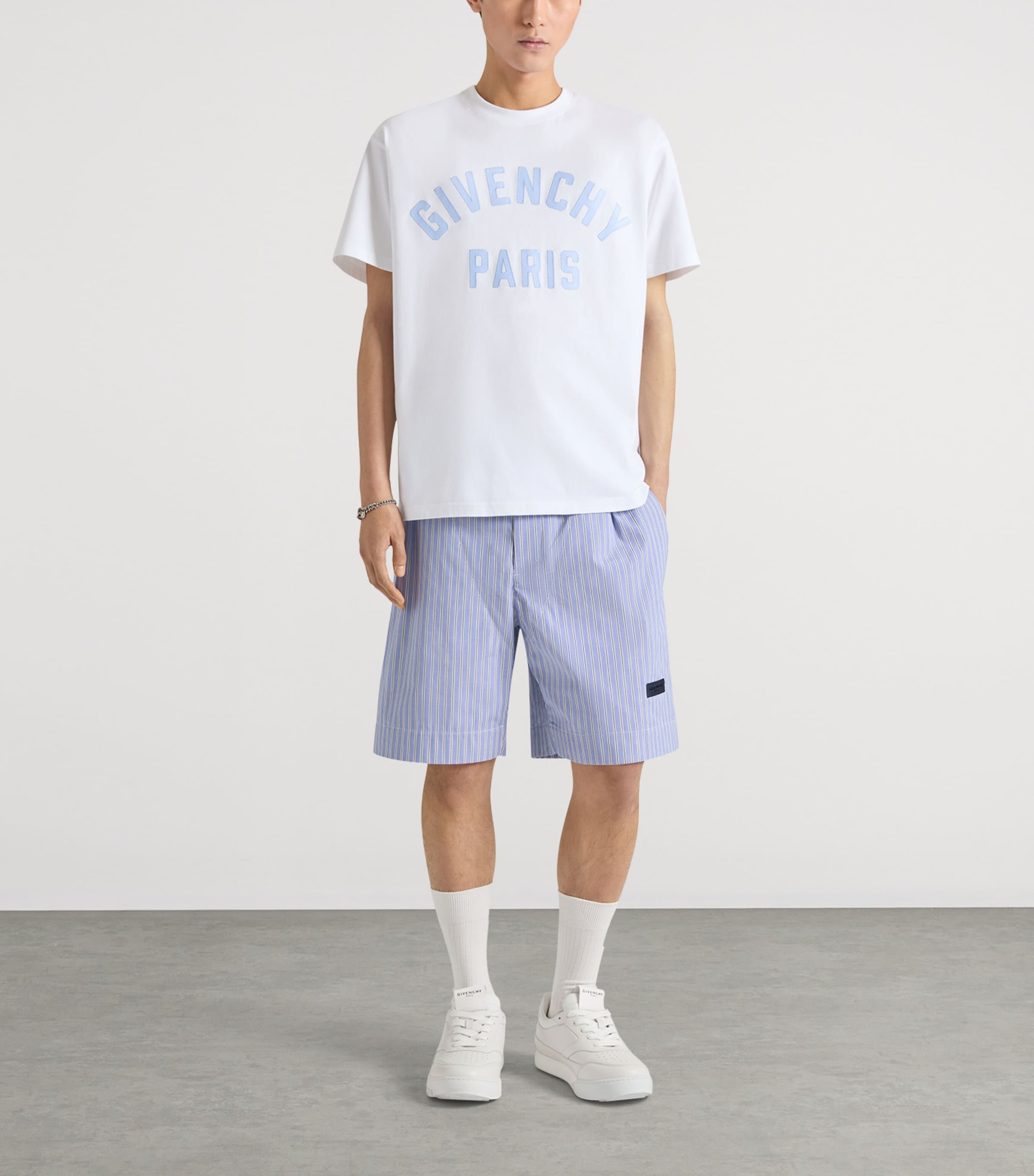 Givenchy Mens Cotton Logo T-Shirt Image 2
