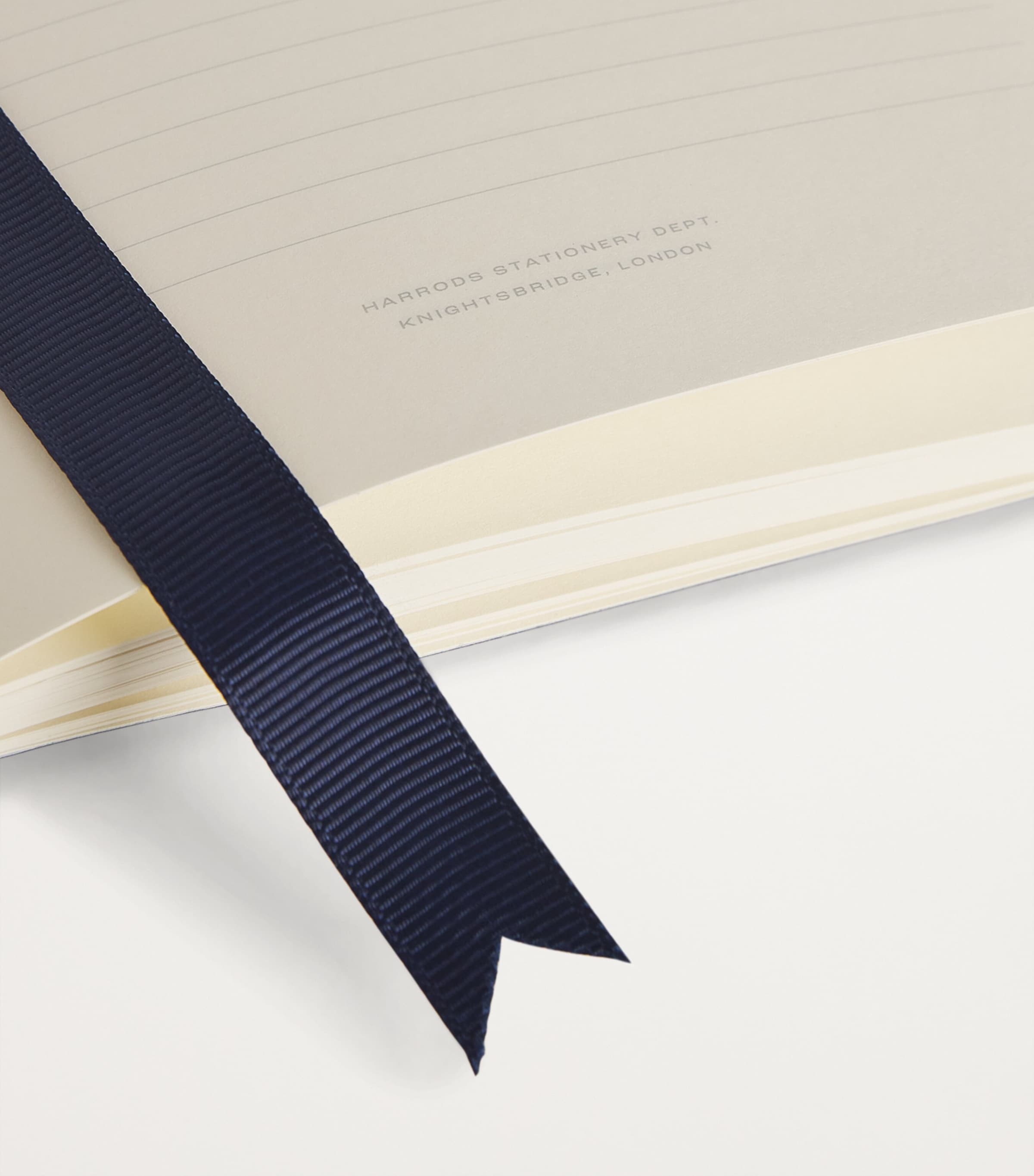 Harrods Logo A5 Notebook Navy Image 3