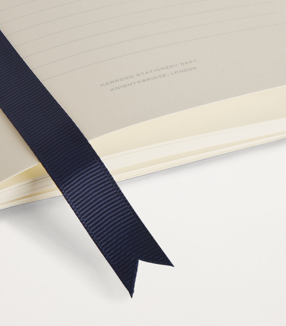 Harrods Logo A5 Notebook Navy Image 3
