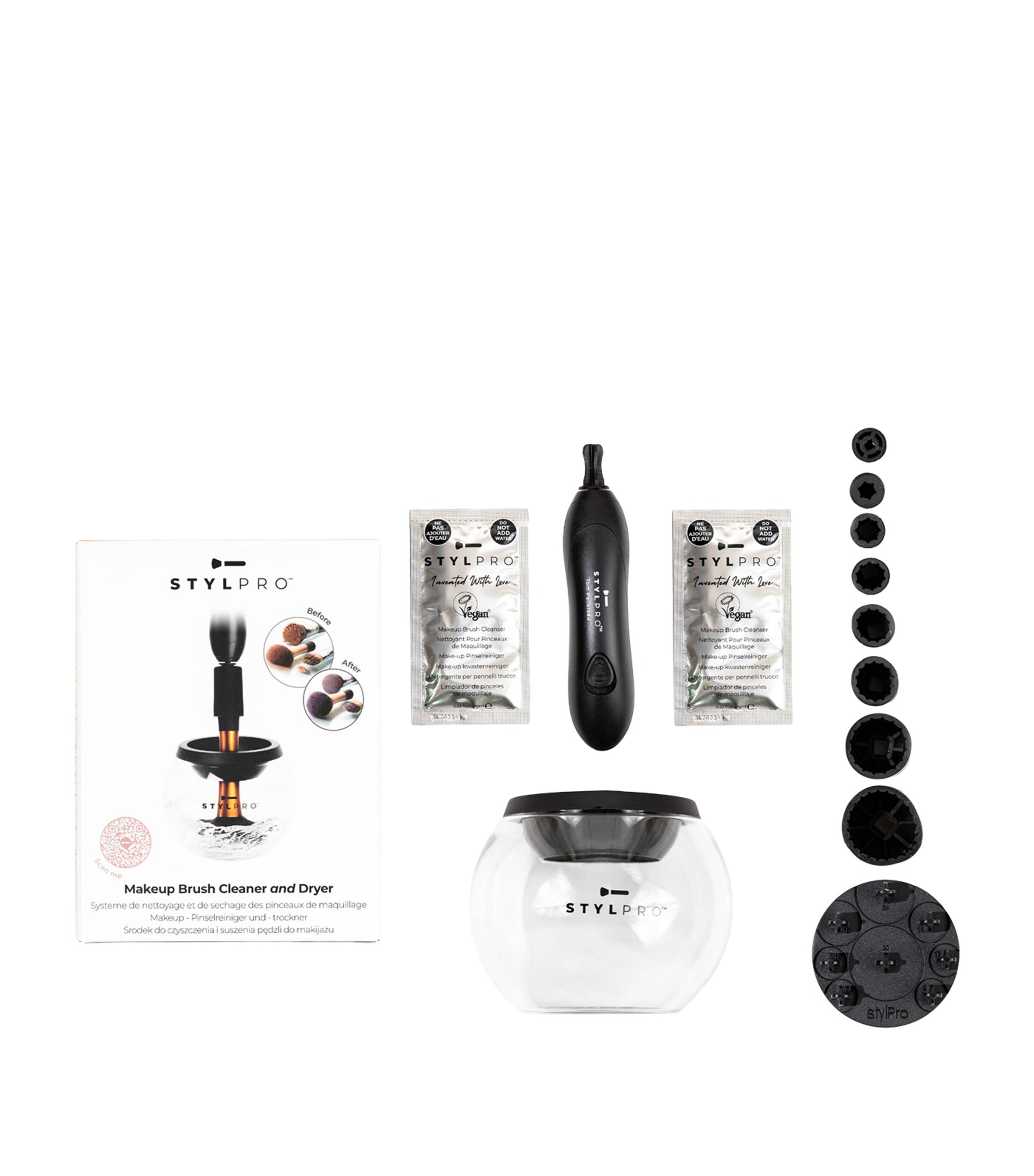 STYLPRO STYLPRO Make-up Brush and Cleaner Gift Set N/a Image 4