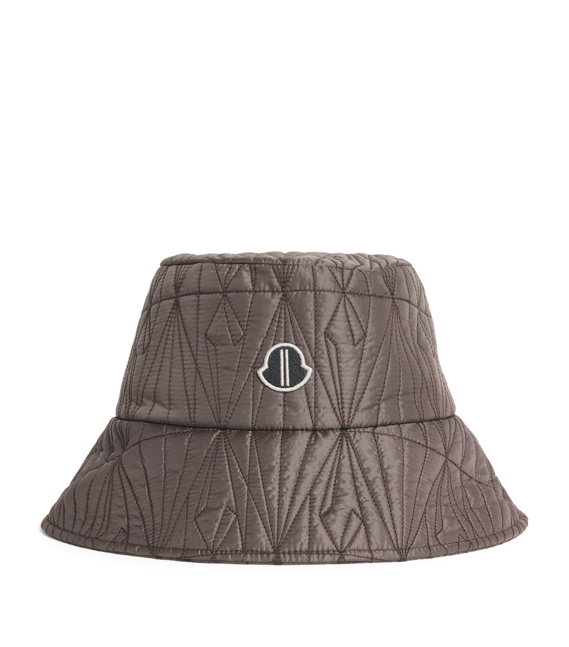 x Moncler Quilted Bucket Hat 828 - DARK DUST Image 1