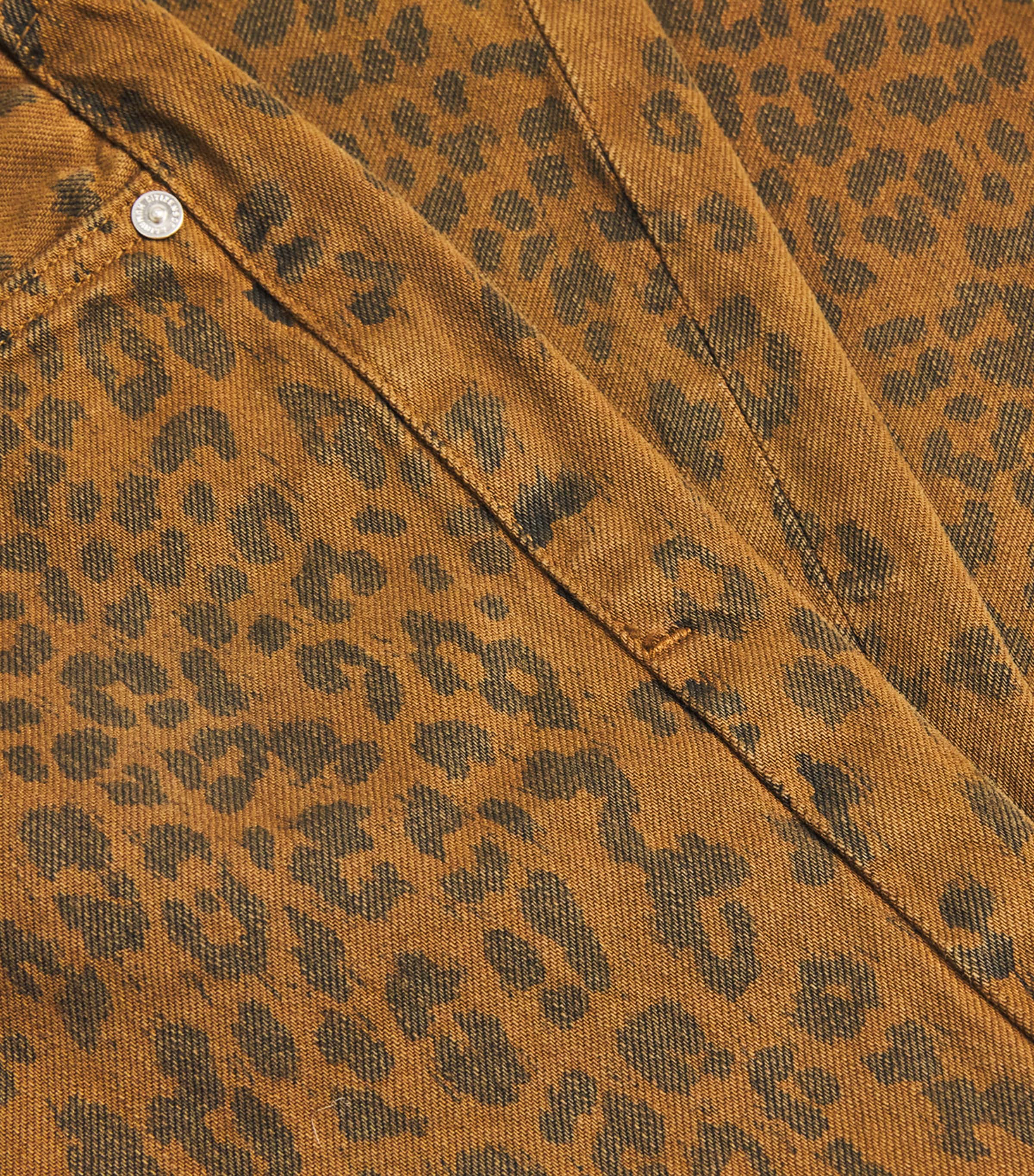 Miro Mid-Rise Relaxed Jeans SEPIA CHEETAH Image 5