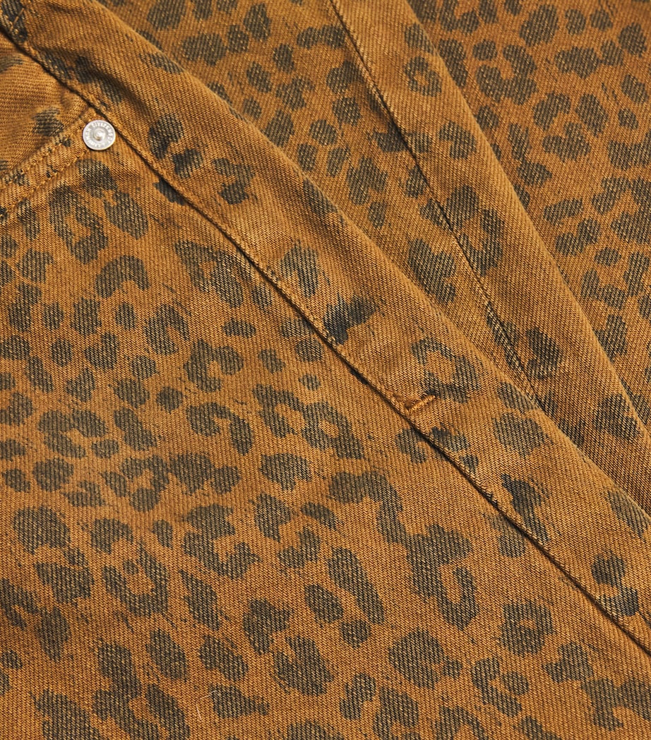 Miro Mid-Rise Relaxed Jeans SEPIA CHEETAH Image 5