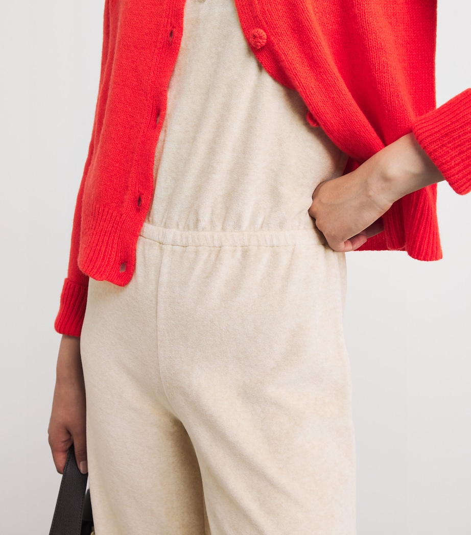 Cotton-Blend Giorgi Tank Jumpsuit OATMEAL HEATHER Image 6