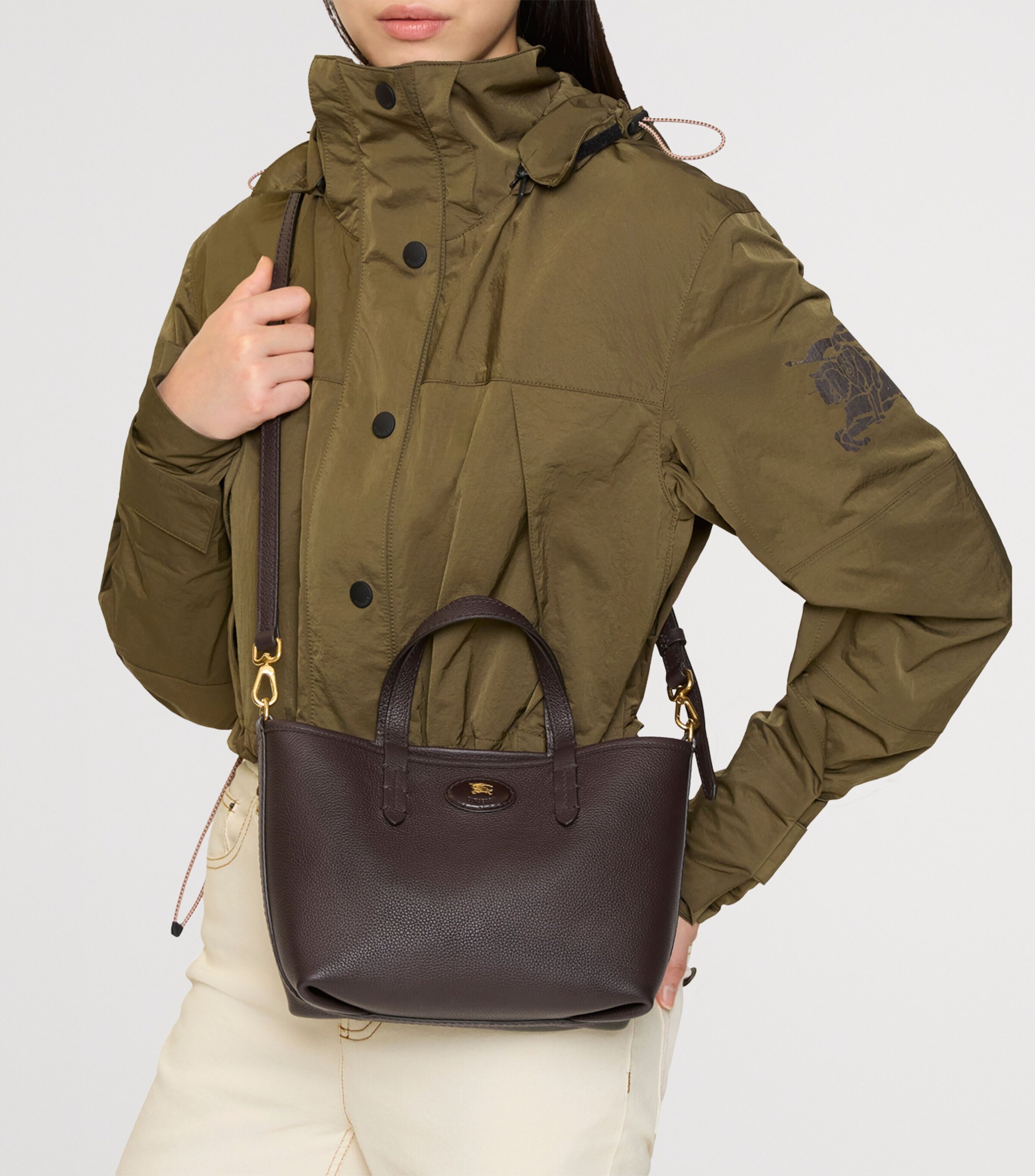 Mini Leather Reversible Bloomsbury Tote​ Bag PEATSAND Image 2