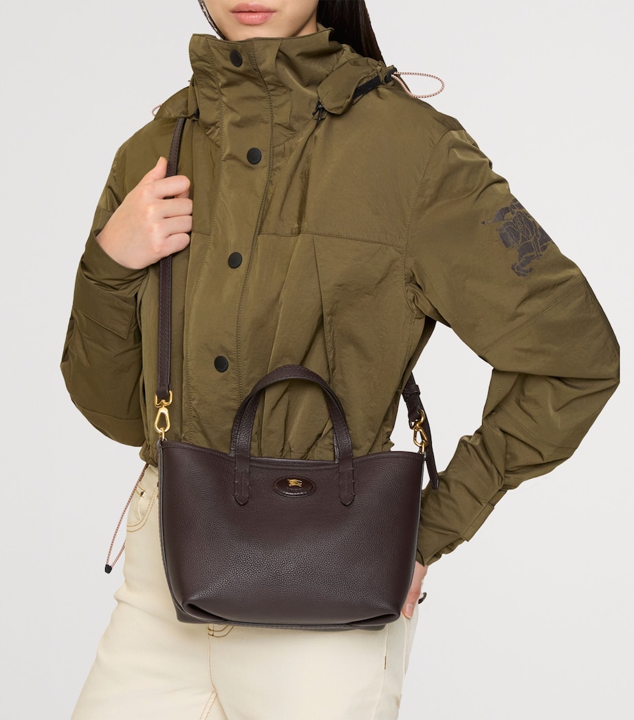 Mini Leather Reversible Bloomsbury Tote Bag PEATSAND Image 2