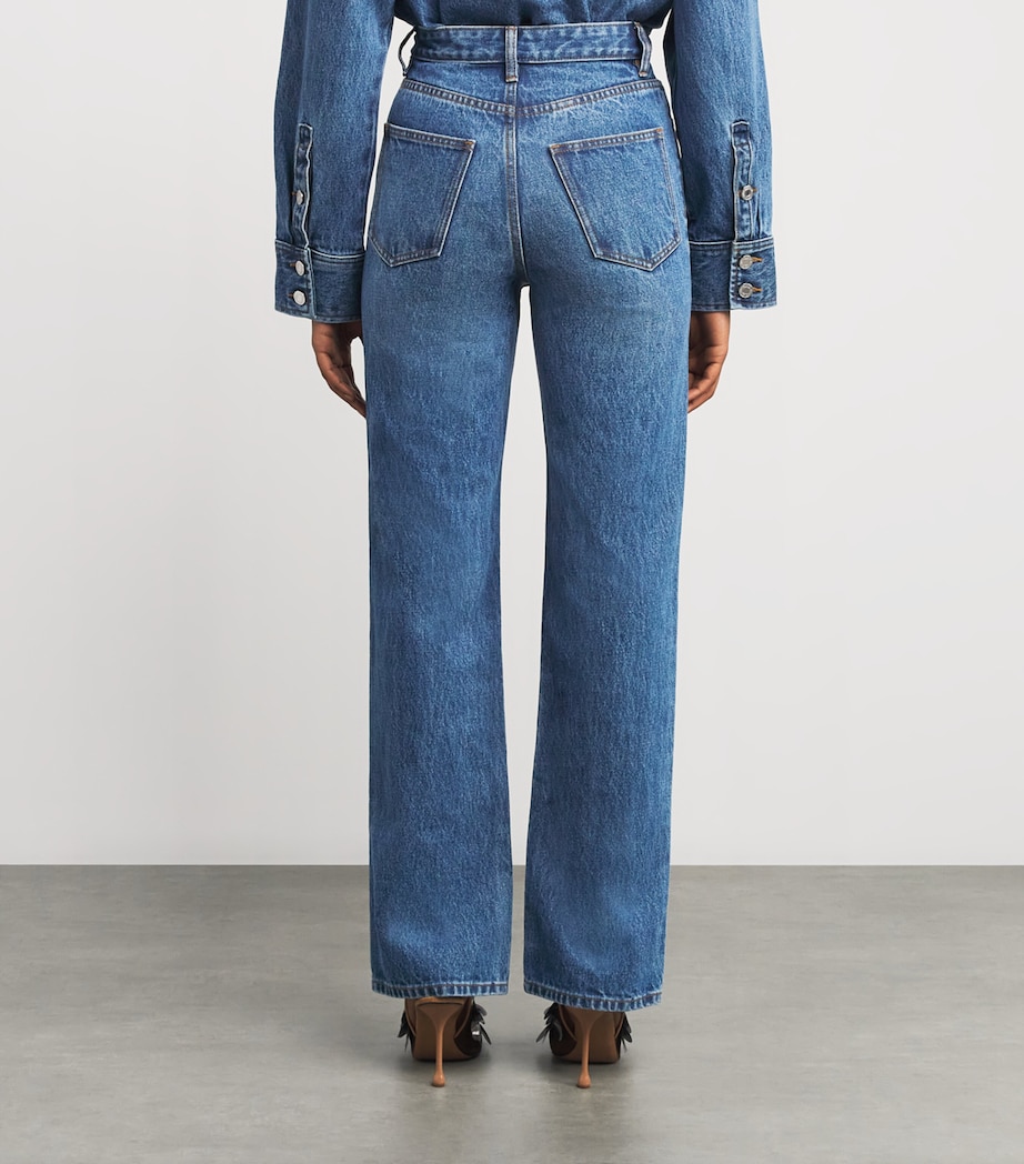 Manuela High-Rise Straight Jeans M60 CLASSIC BLUE Image 4
