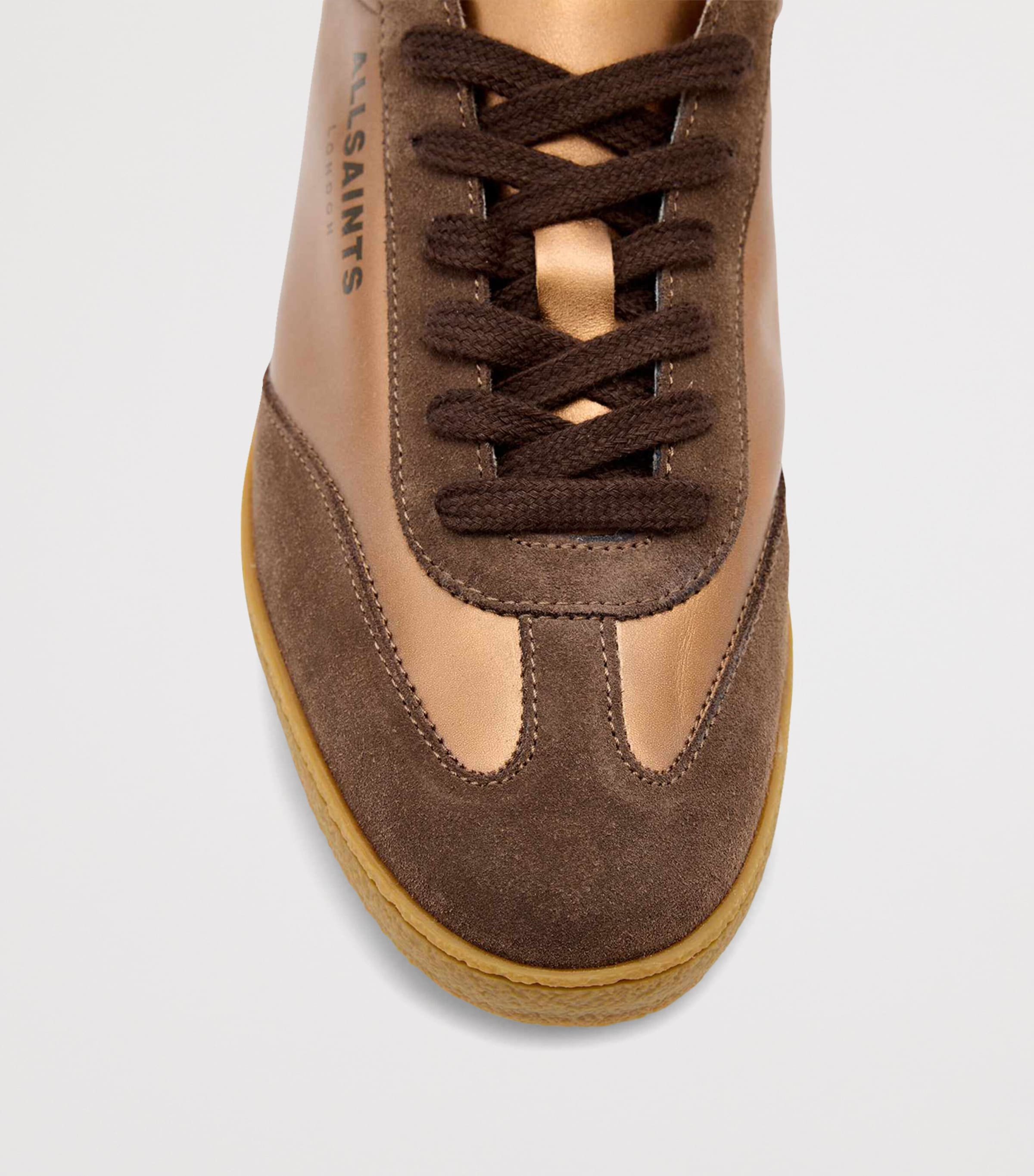 AllSaints Suede Thelma Sneakers Bronze/brown Image 4
