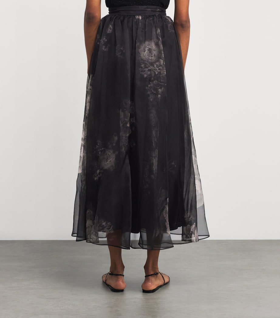 Silk Floral Hypnotic Maxi Skirt GHOST FLORAL Image 4
