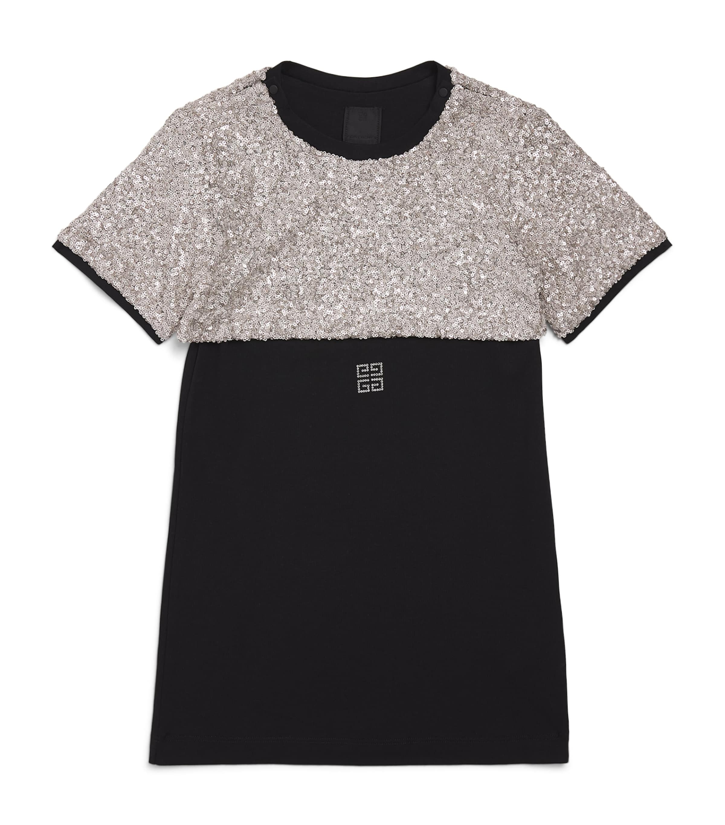 GIVENCHY SEQUINNED T-SHIRT DRESS 