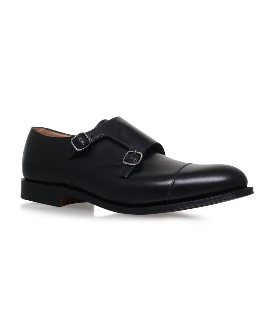 Double Monkstrap Brogues BLACK Image 1