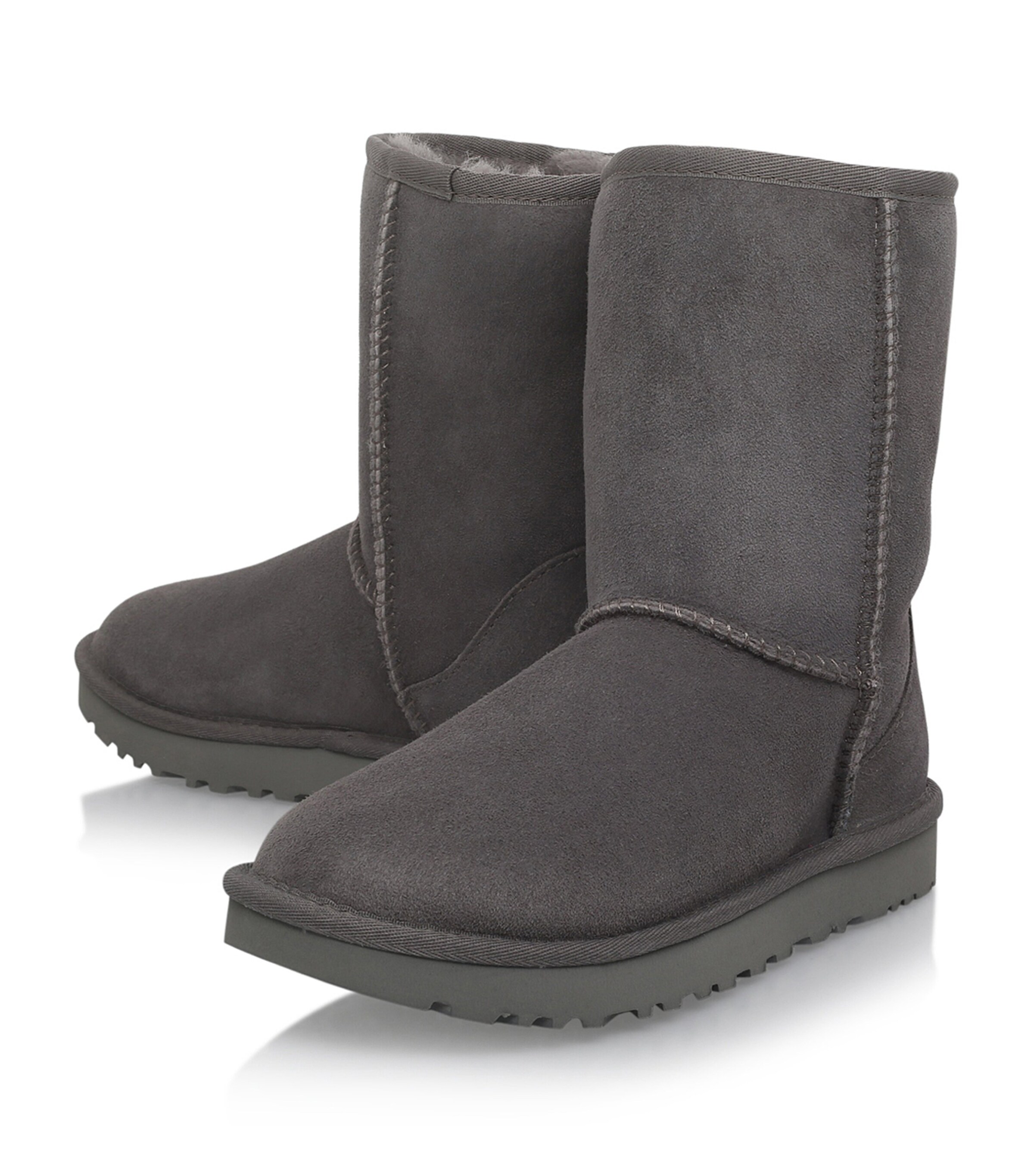 UGG Classic Short II Suede Boots Grey Image 6