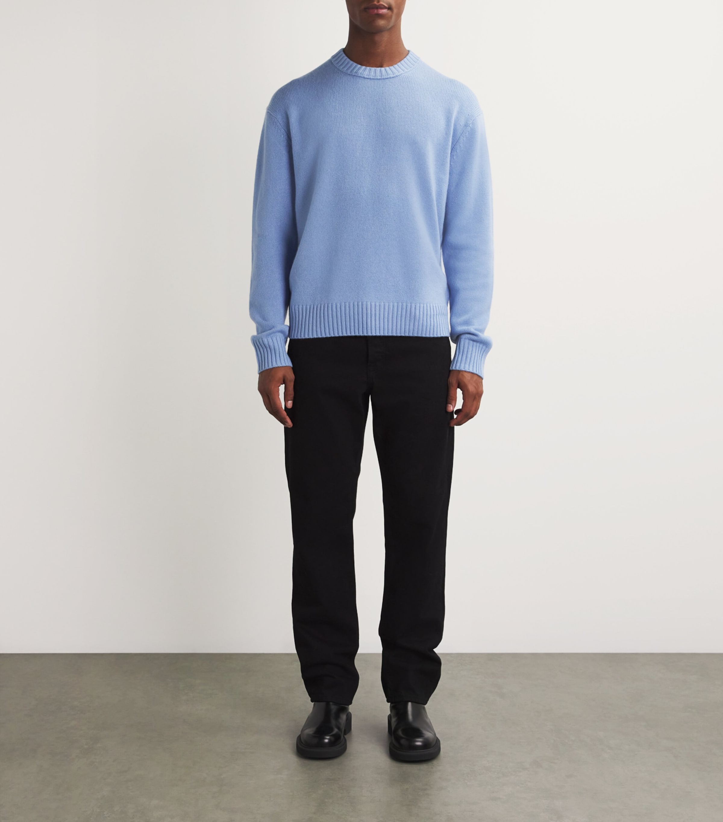 Cashmere Sweater SOFT BLUE Image 2