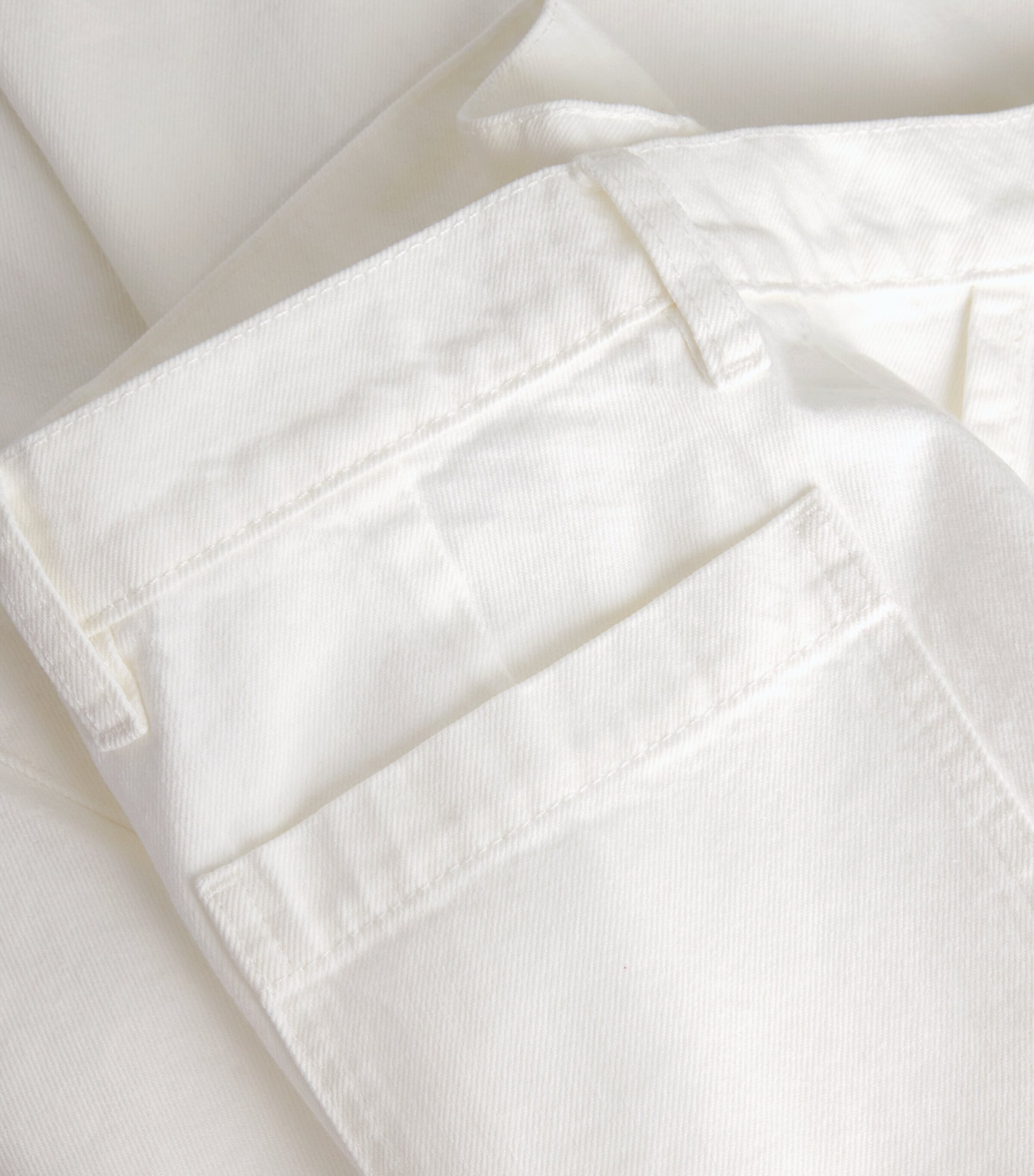 FRAME Womens The Bow Cargo Trousers White Image 6