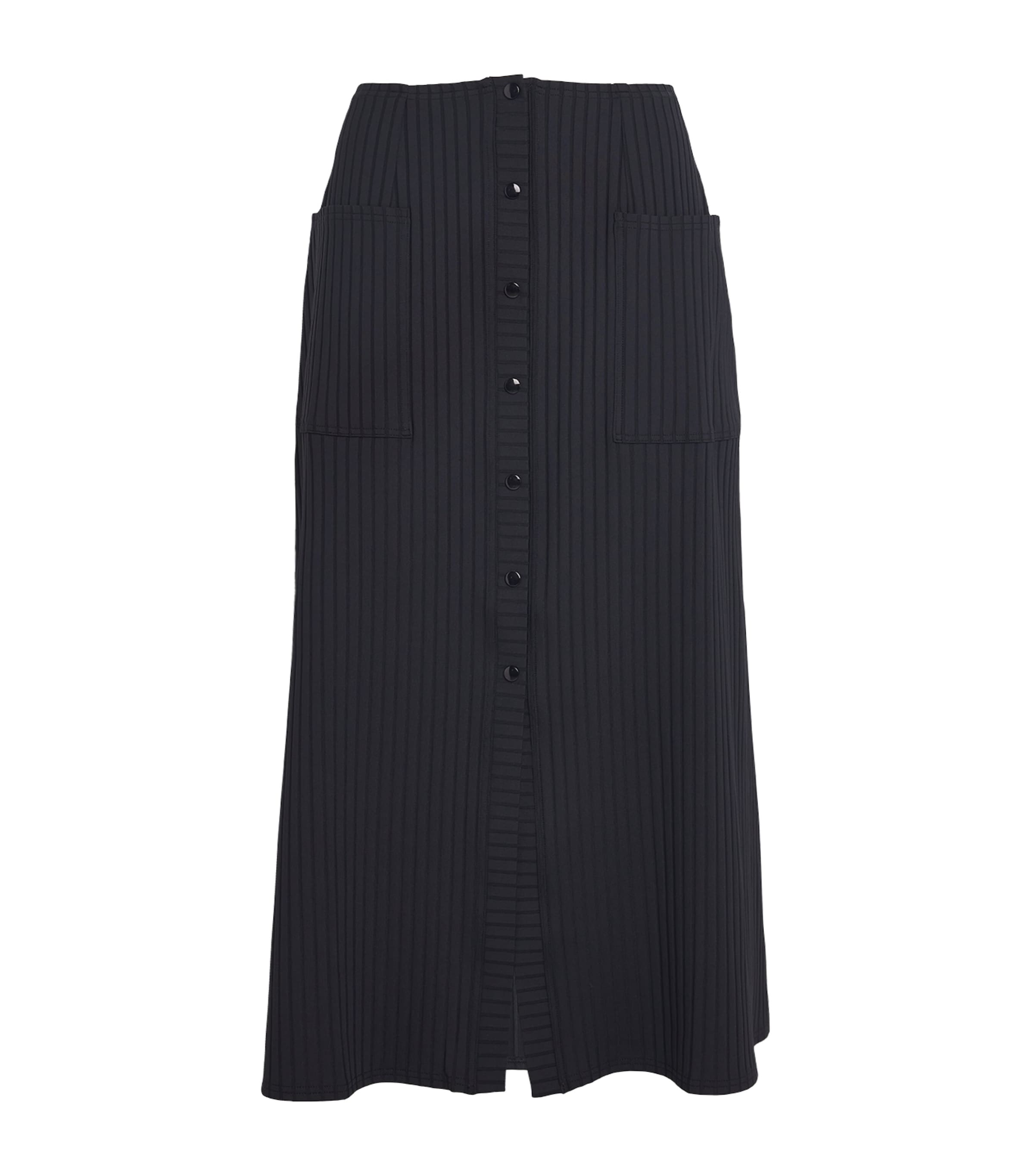 Eres Ribbed Copacabana Midi Skirt In Black