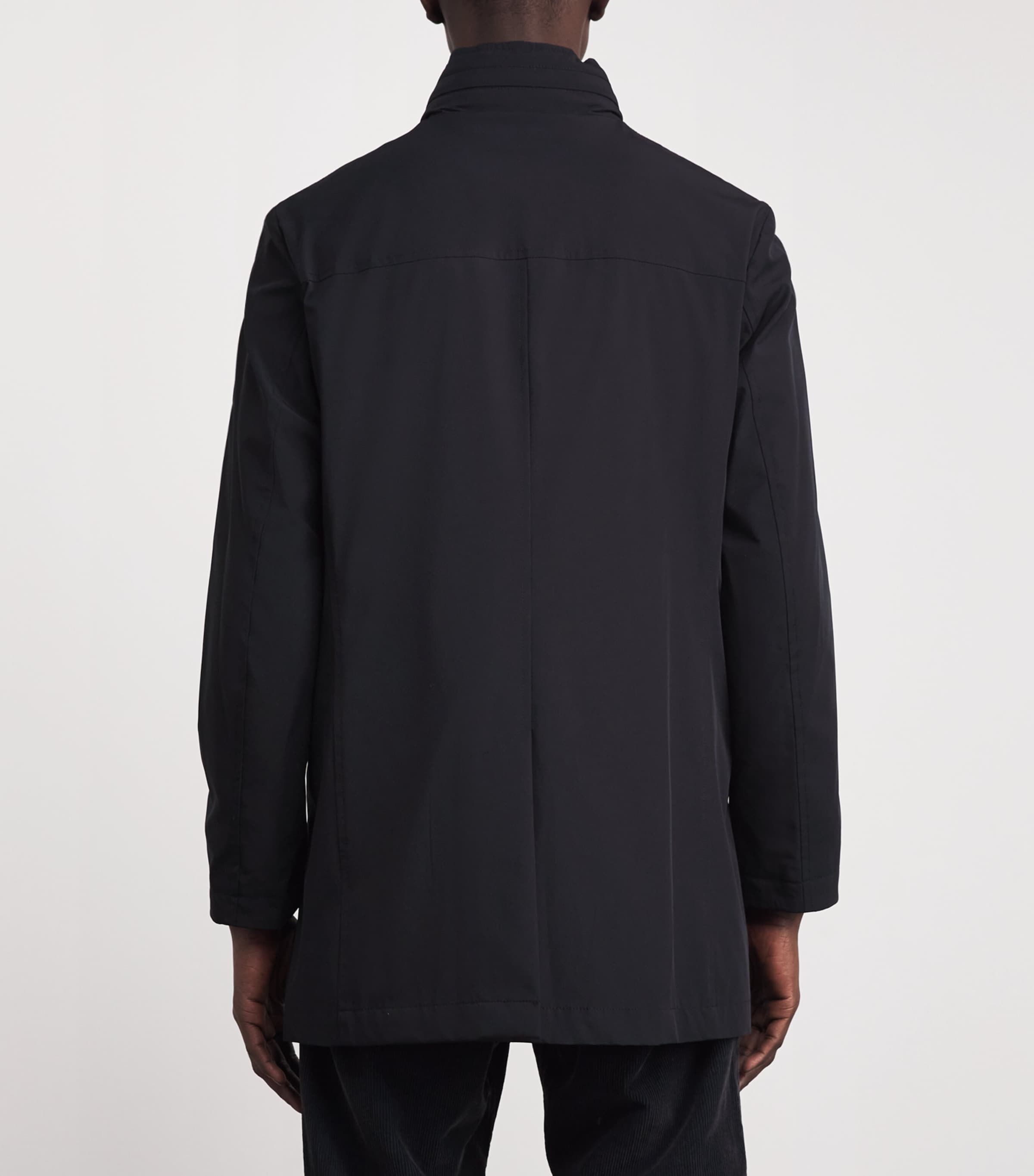 Water-Repellent Hektor-KN Overcoat DARK BLU U0402 Image 4