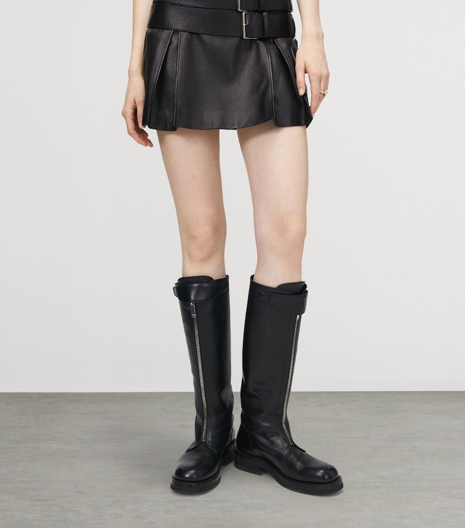 Leather Countryside Knee-High Boots 1000 Image 2