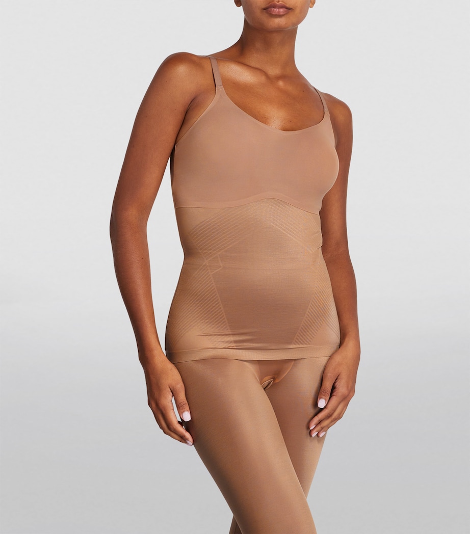 SPANXshape Invisible Cami Top - Medium Control CAFÉ AU LAIT Image 2