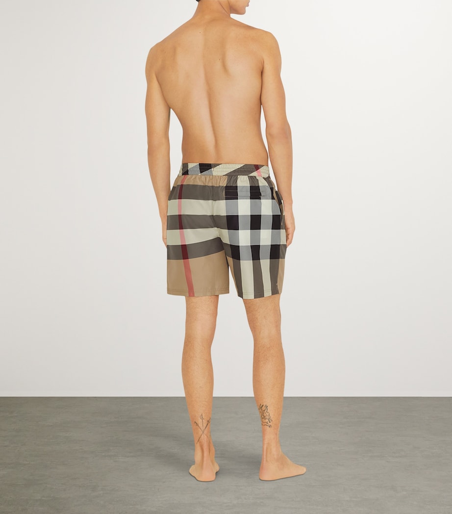 Check Swim Shorts ARCHIVE BEIGE IP CHK Image 4